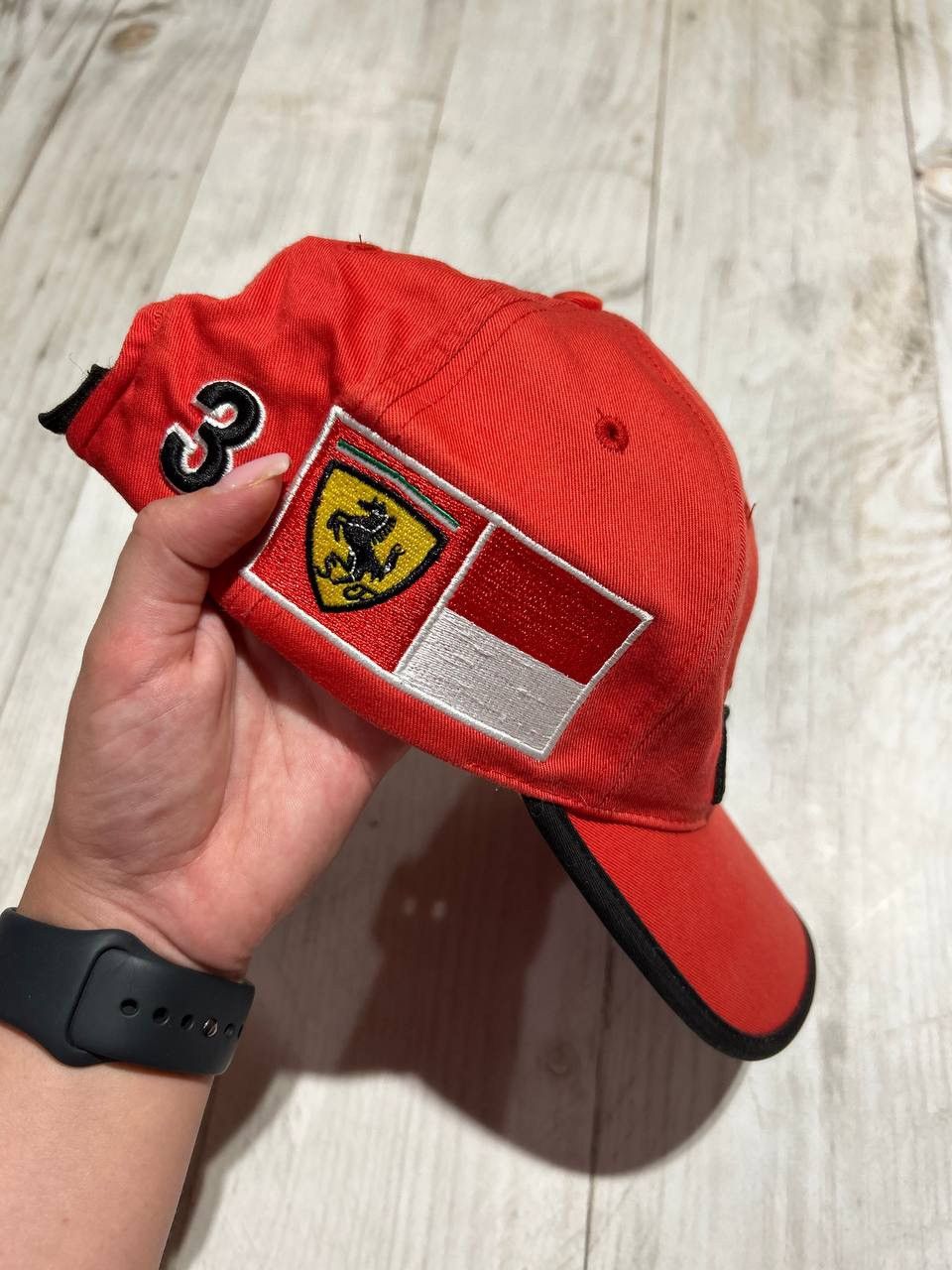 Ferrari Vintage Ferrari F1 Michael Schumacher 1998 Cap DEKRA 90s Size ONE SIZE - 4 Thumbnail