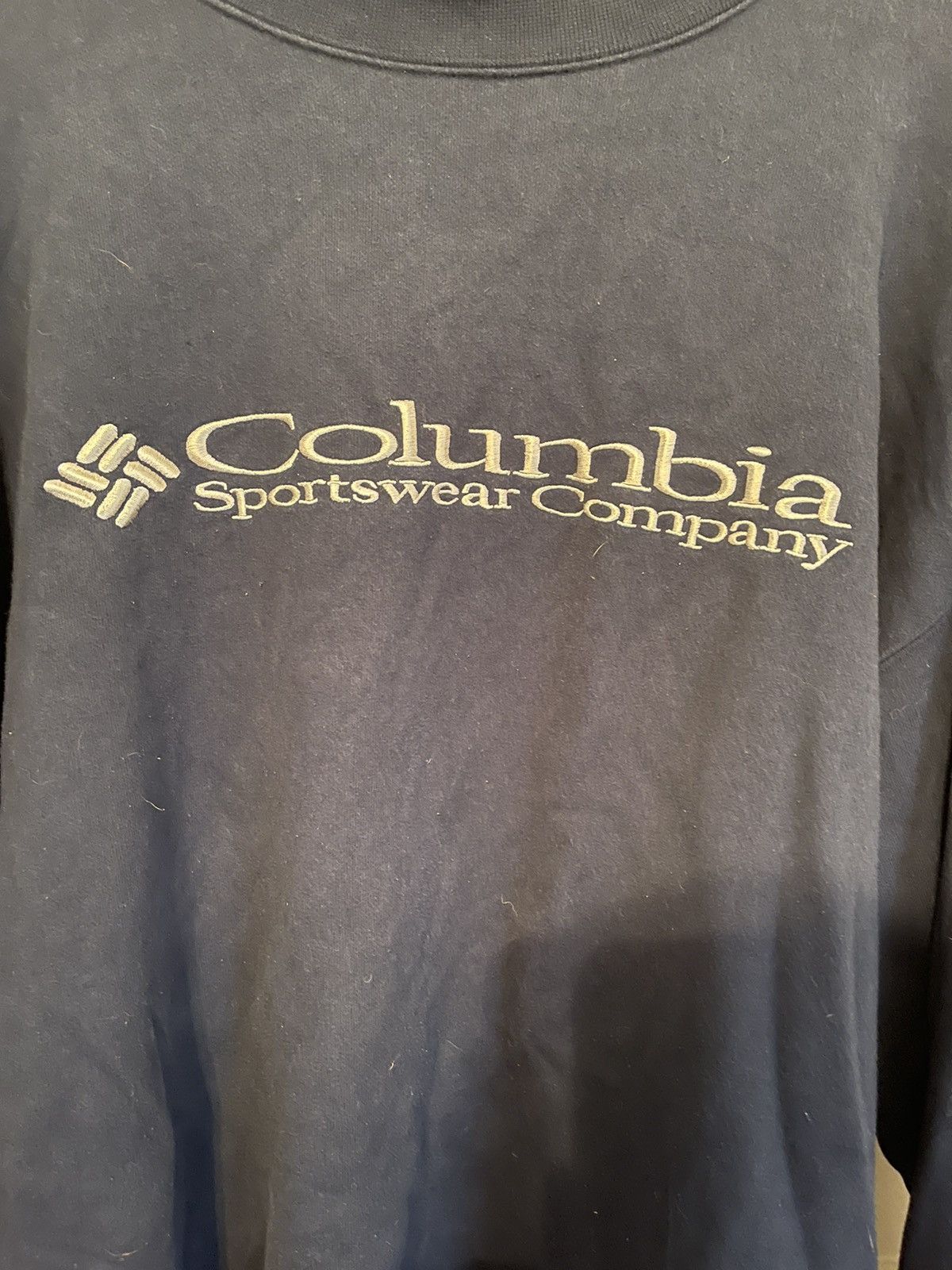 Columbia × Vintage Vintage 90s Oversized Columbia Logo Crewneck Size US XXL / EU 58 / 5 - 2 Thumbnail