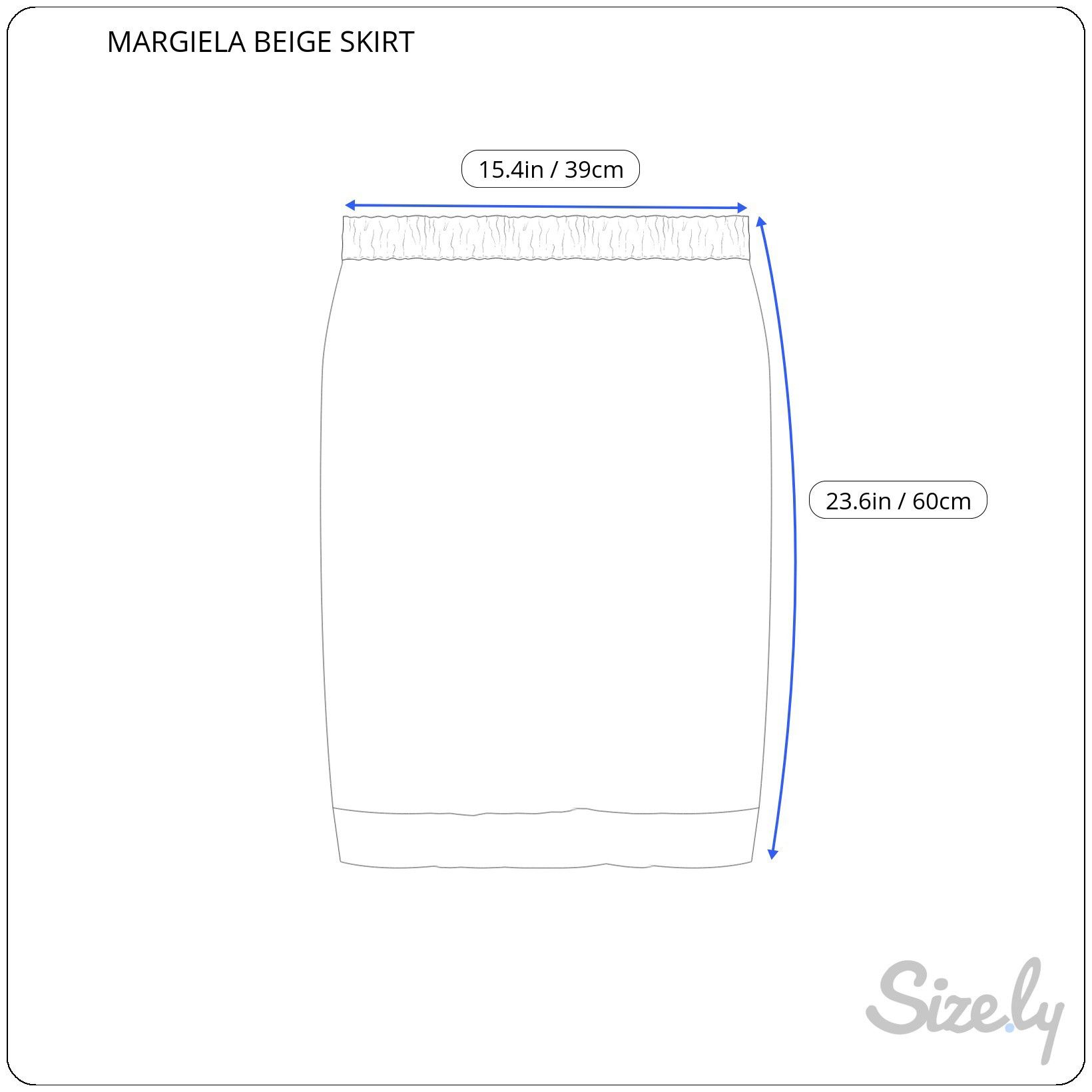 Maison Margiela ⚡️QUICK SALE⚡️2013 Maison Martin Margiela Beige Skirt Size 29" - 6 Thumbnail