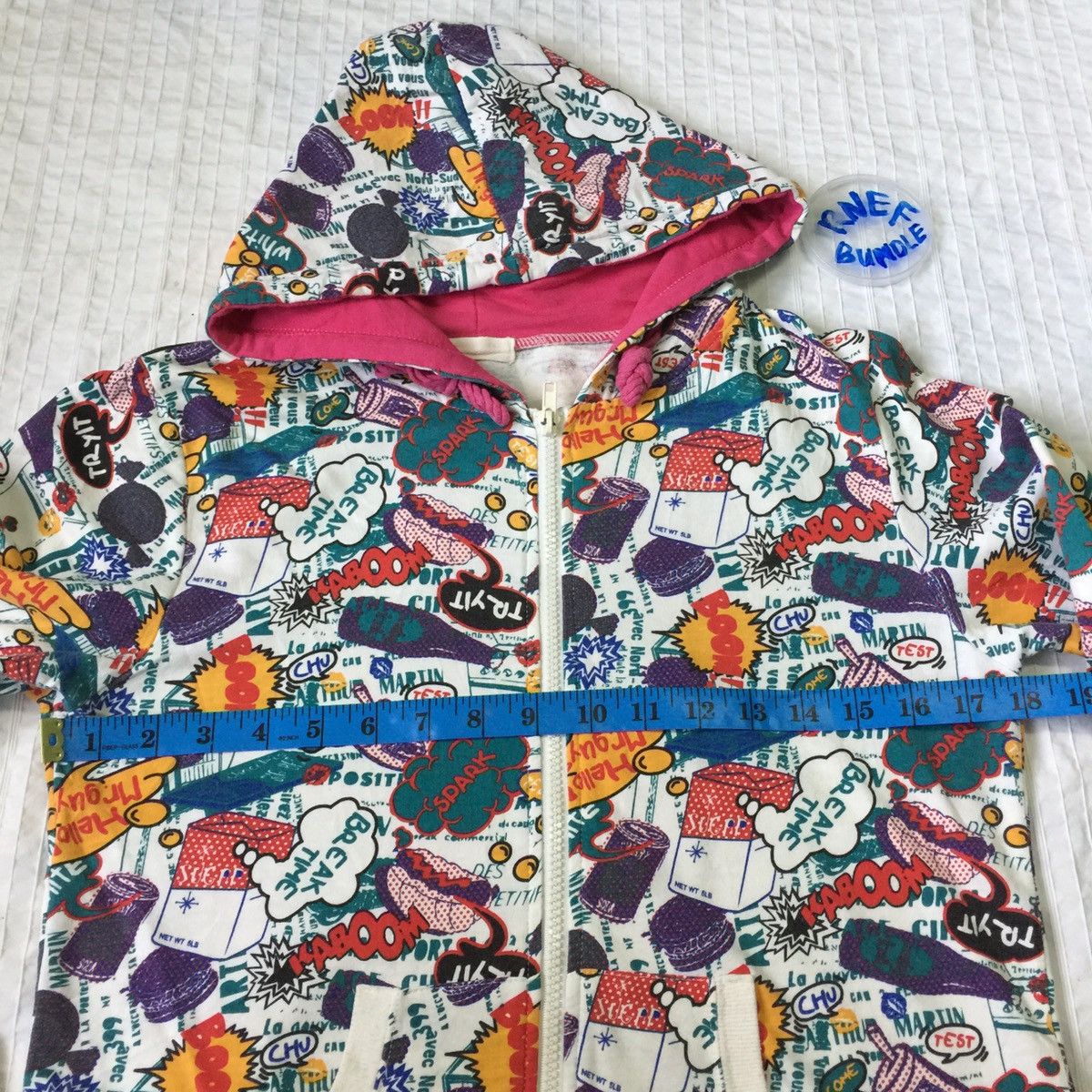 Japanese Brand ALL OVER PRINTED HOODIES SWEATSHIRT Size US S / EU 44-46 / 1 - 12 Thumbnail