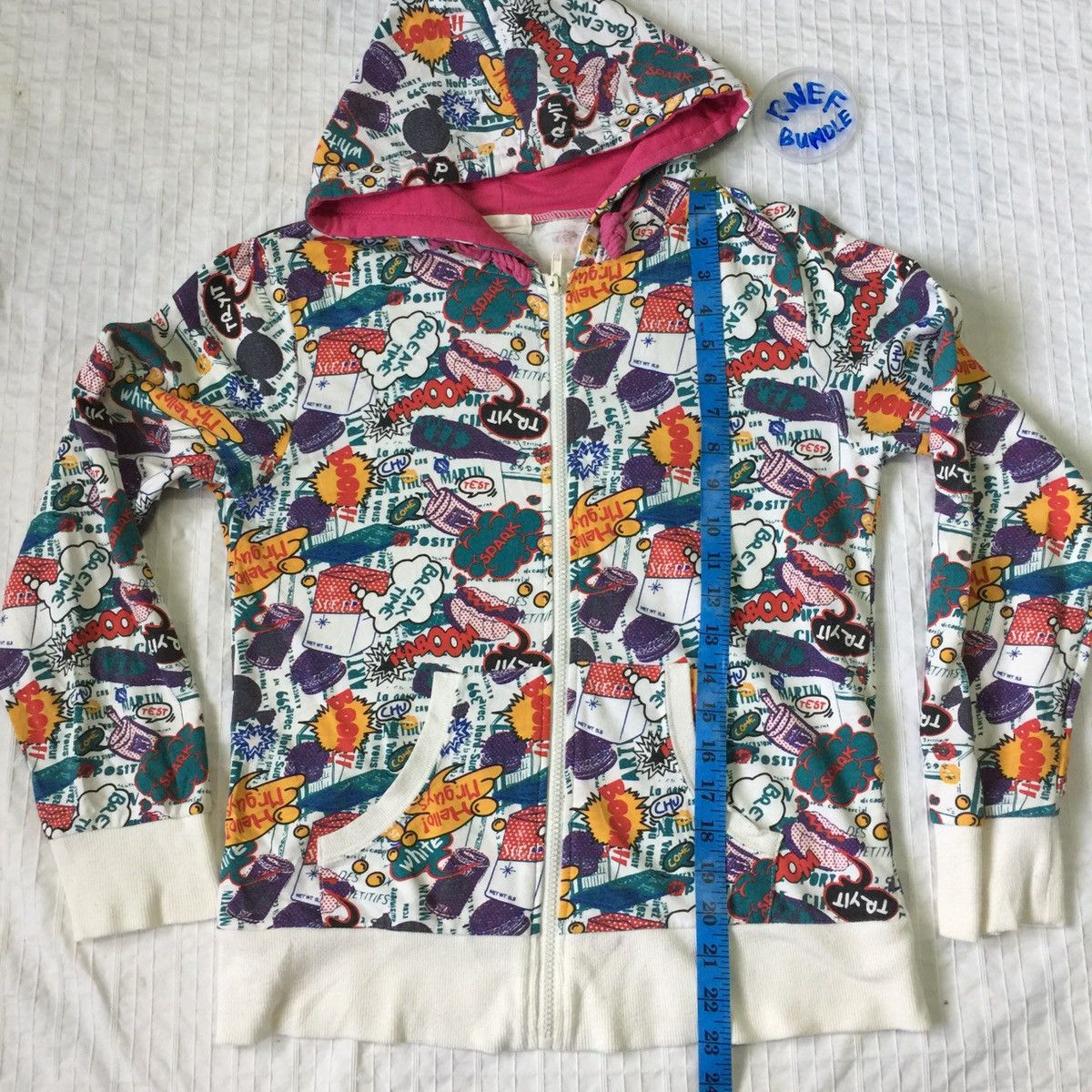 Japanese Brand ALL OVER PRINTED HOODIES SWEATSHIRT Size US S / EU 44-46 / 1 - 14 Thumbnail