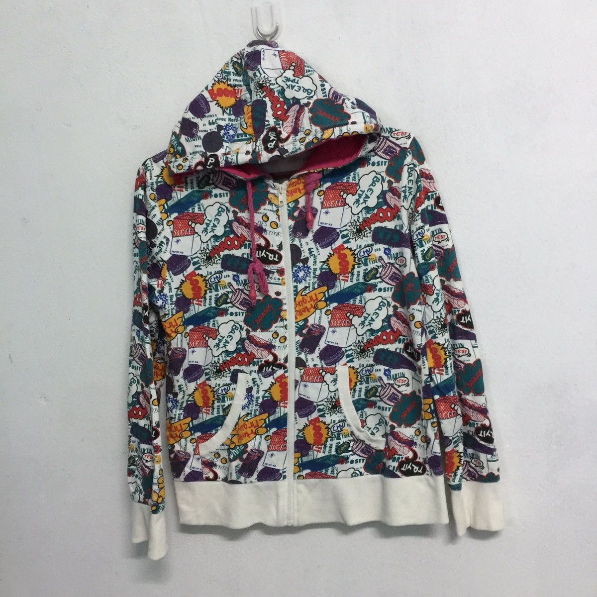 Japanese Brand ALL OVER PRINTED HOODIES SWEATSHIRT Size US S / EU 44-46 / 1 - 3 Thumbnail