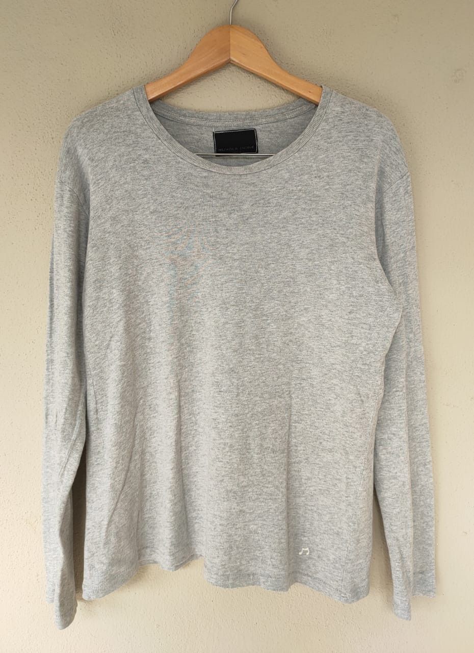 image of Number N Ine Numbernine Long Sleeve in Grey, Men's (Size Medium)
