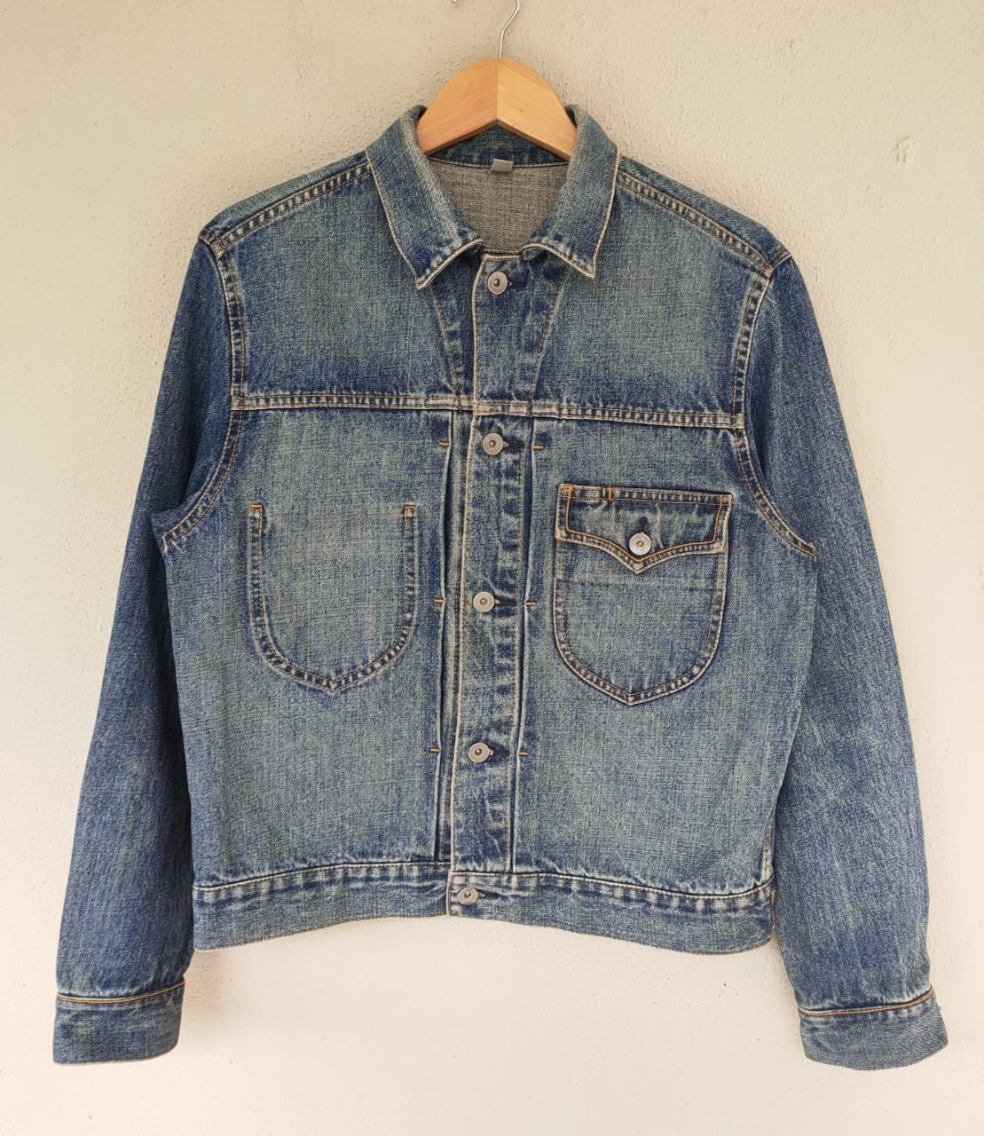 Japanese Brand Uniqlo Denim Jacket Size US S / EU 44-46 / 1 - 1 Thumbnail