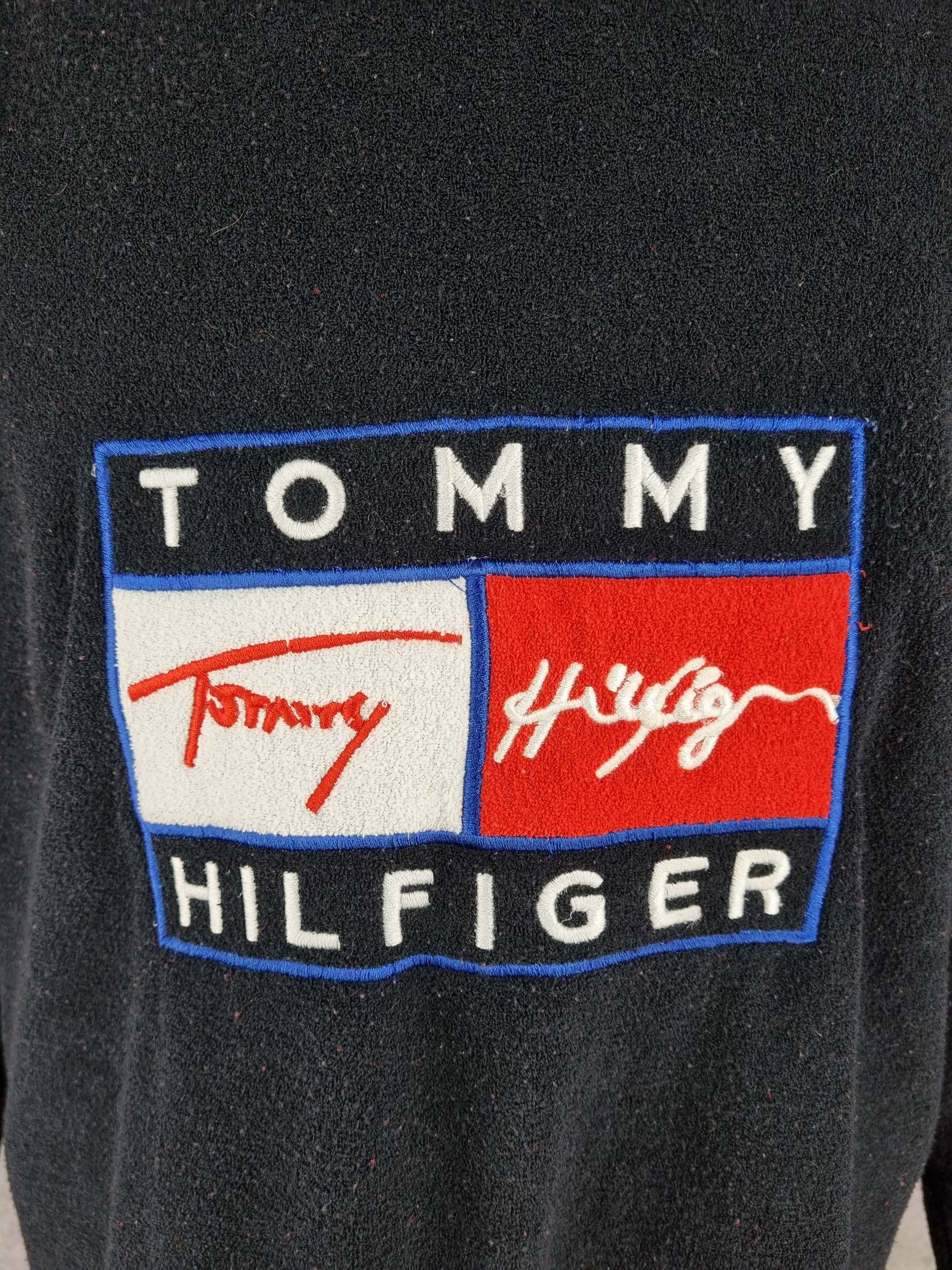 Rap Tees × Tommy Hilfiger × Vintage Rare TOMMY HILFIGER Fleece Bootleg Vintage Sweatshirt Size US XL / EU 56 / 4 - 5 Thumbnail