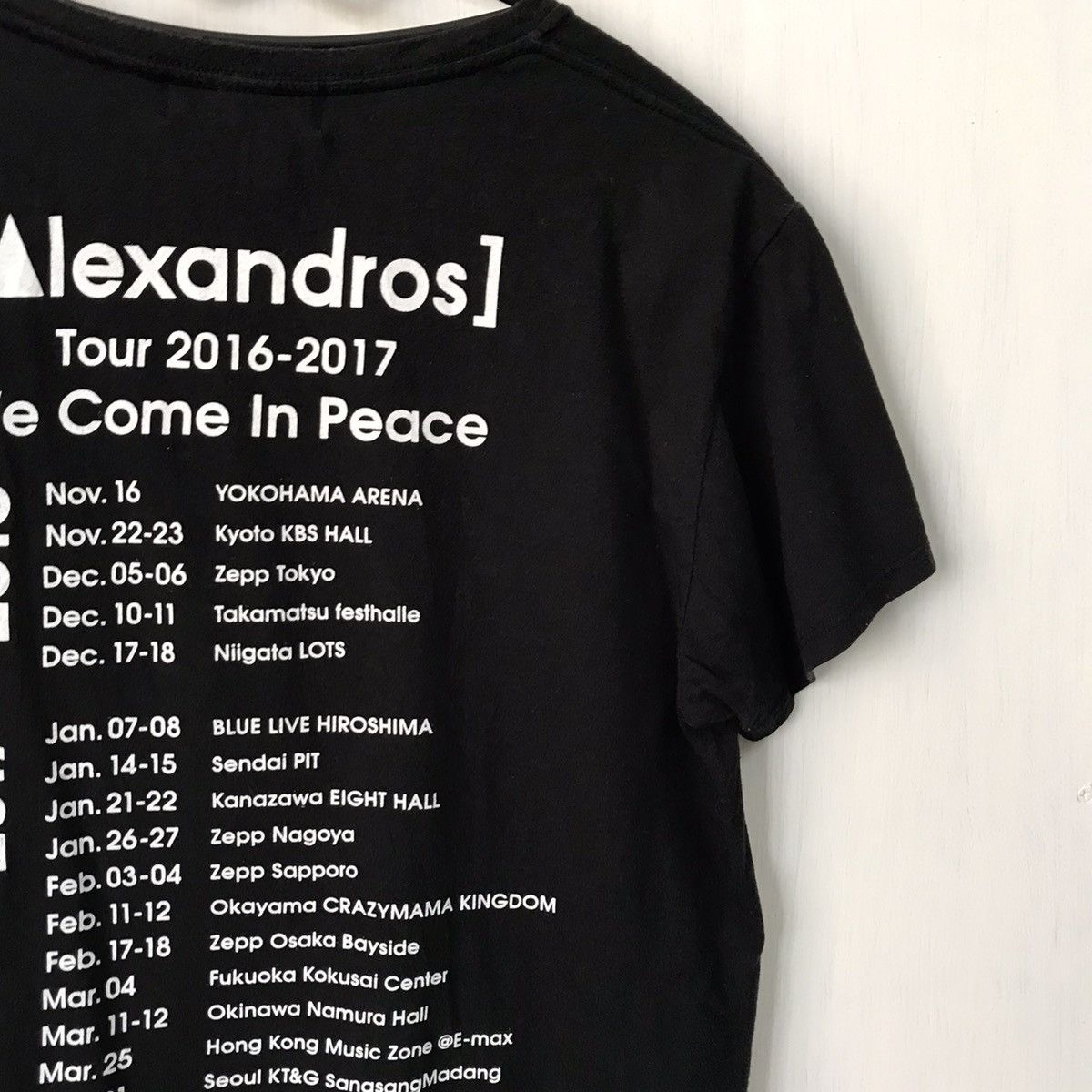 Band Tees × Japanese Brand Alexandros tour 206-2017 we come in peace rx-records tshirt Size US M / EU 48-50 / 2 - 9 Thumbnail