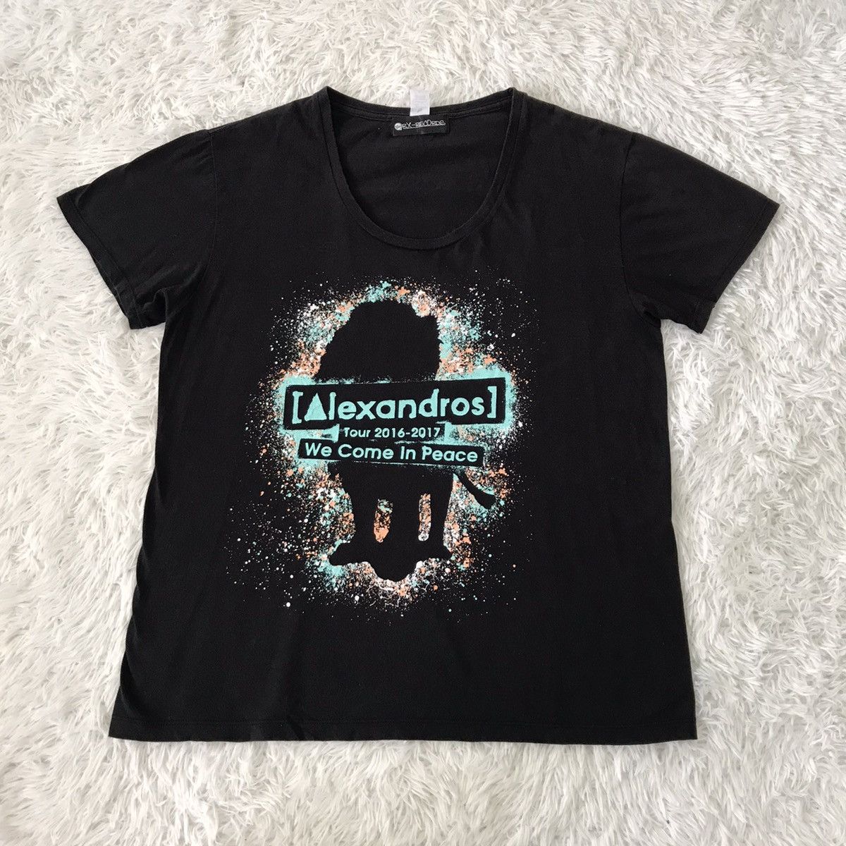 [Alexandros]/We Come In Peace Tour&Docu… Alexandros tour 206-2017 we come in peace rx-records tshirt