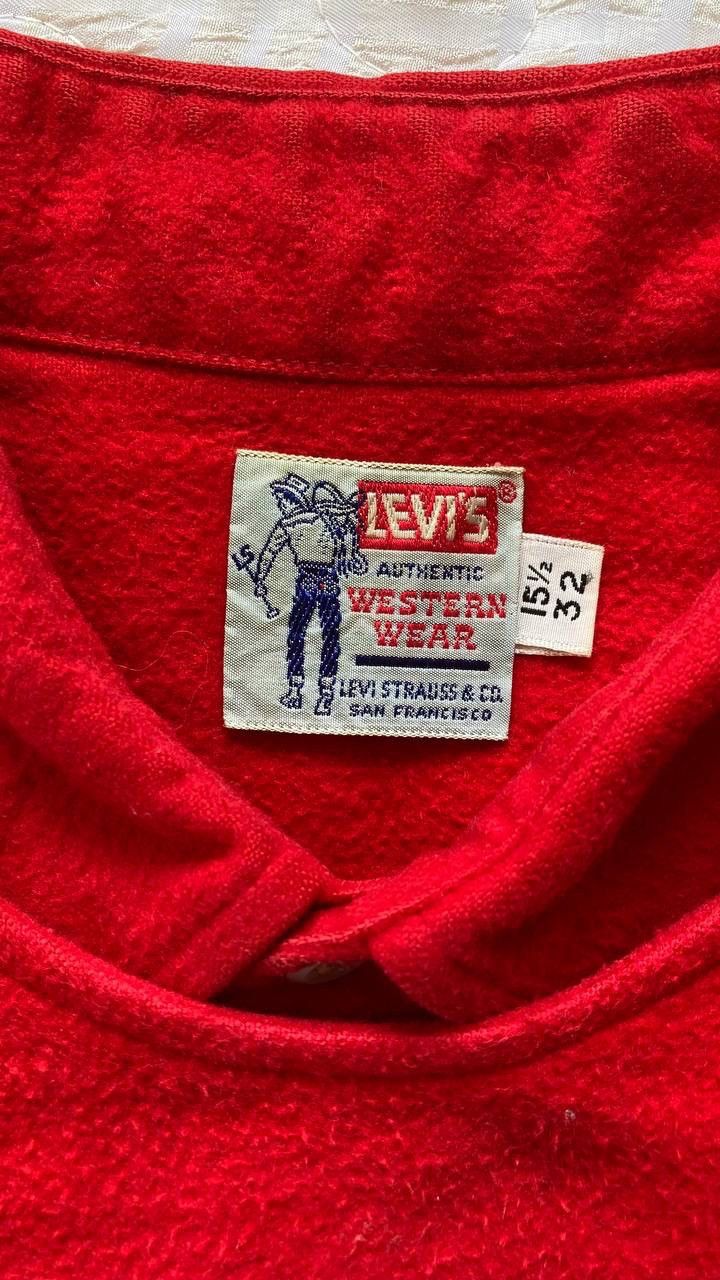 Levi's True Vintage 50s Levis Rockabilly Snap Button Western Shirt Size US M / EU 48-50 / 2 - 11 Thumbnail