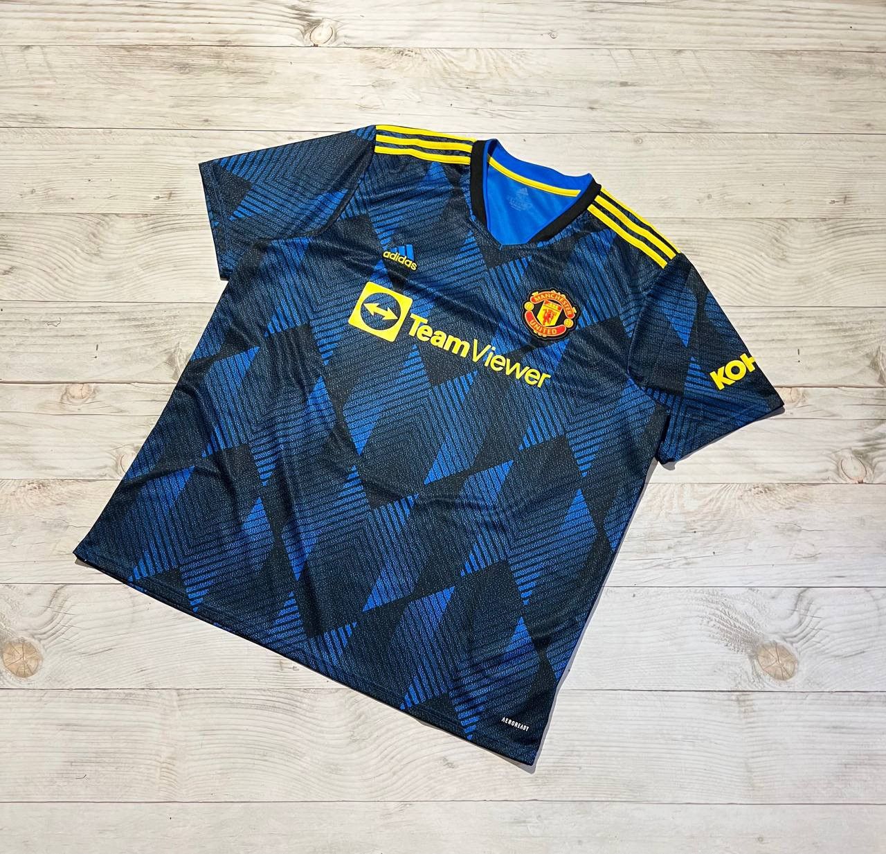Adidas Adidas Manchester United 2021 2022 Third Shirt Soccer Jersey Size US XXL / EU 58 / 5 - 1 Thumbnail