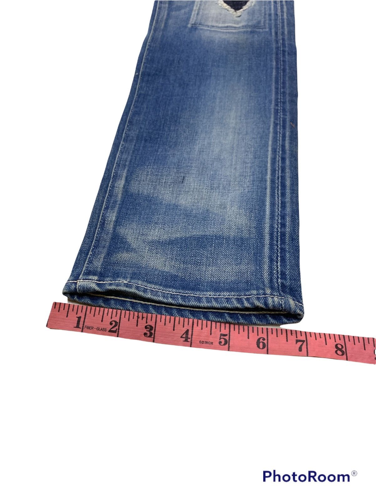 Vanquish VANQUISH RYO ISHIKAWA BORO PATCHES JEANS DENIM Size US 30 / EU 46 - 8 Thumbnail