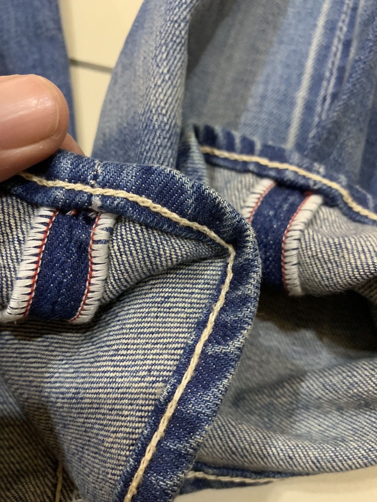 Vanquish VANQUISH RYO ISHIKAWA BORO PATCHES JEANS DENIM Size US 30 / EU 46 - 6 Thumbnail