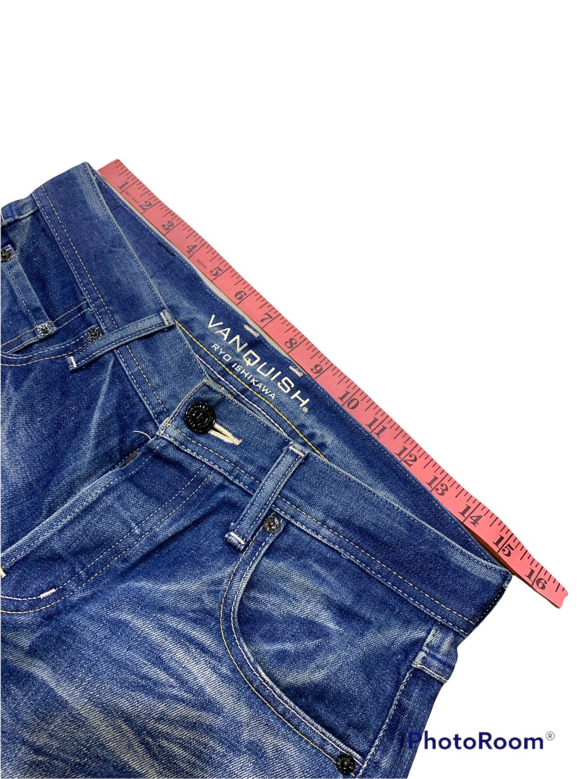 Vanquish VANQUISH RYO ISHIKAWA BORO PATCHES JEANS DENIM Size US 30 / EU 46 - 13 Thumbnail