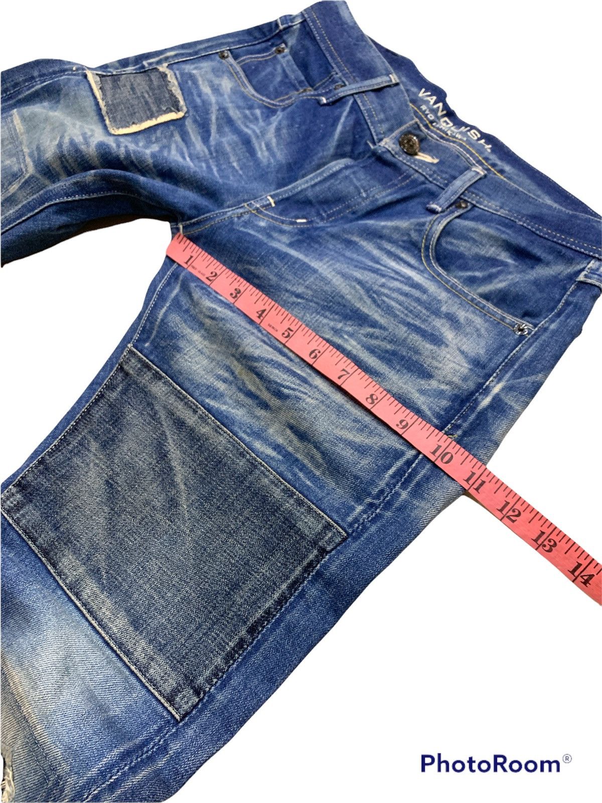 Vanquish VANQUISH RYO ISHIKAWA BORO PATCHES JEANS DENIM Size US 30 / EU 46 - 10 Thumbnail