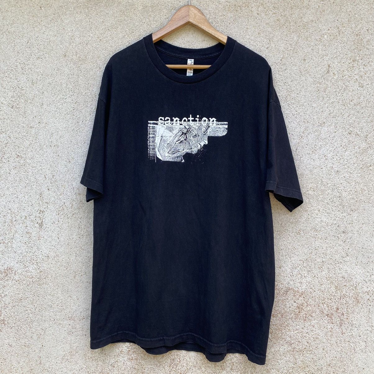 Band Tees Thrashed Faded Vintage Y2K Sanction METAL BAND ERD GRAIL TEE Size US XL / EU 56 / 4 - 2 Thumbnail