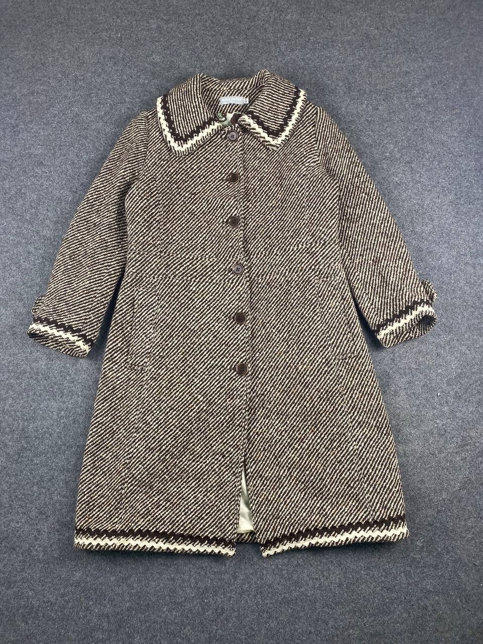 Designer blanc manteaux paris wool thrench coat nice design Size M / US 6-8 / IT 42-44 - 1 Thumbnail