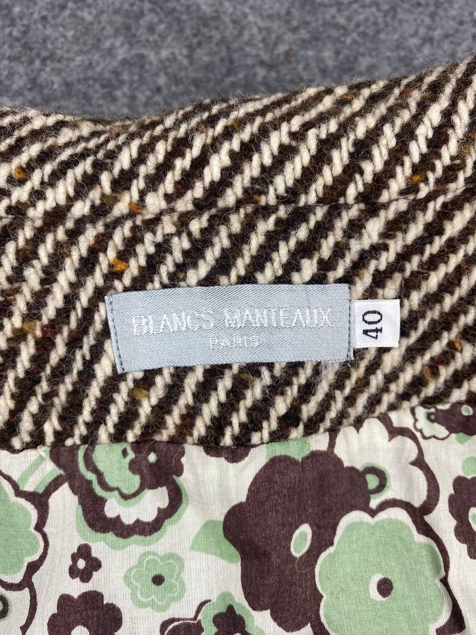 Designer blanc manteaux paris wool thrench coat nice design Size M / US 6-8 / IT 42-44 - 7 Thumbnail