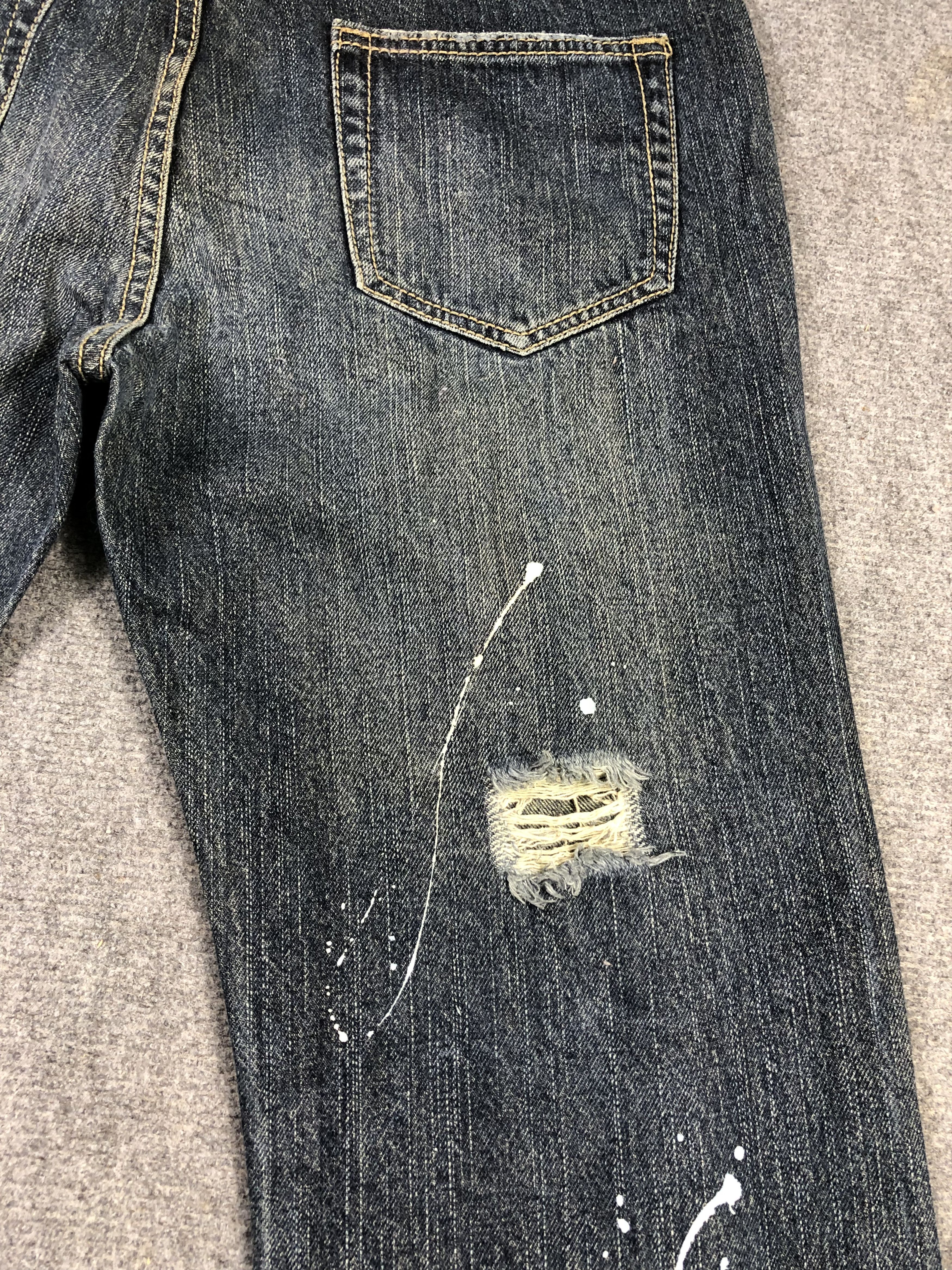 Japanese Brand Jour Eux Echecs Denim Jeans 35x29.5 Size US 35 - 13 Thumbnail
