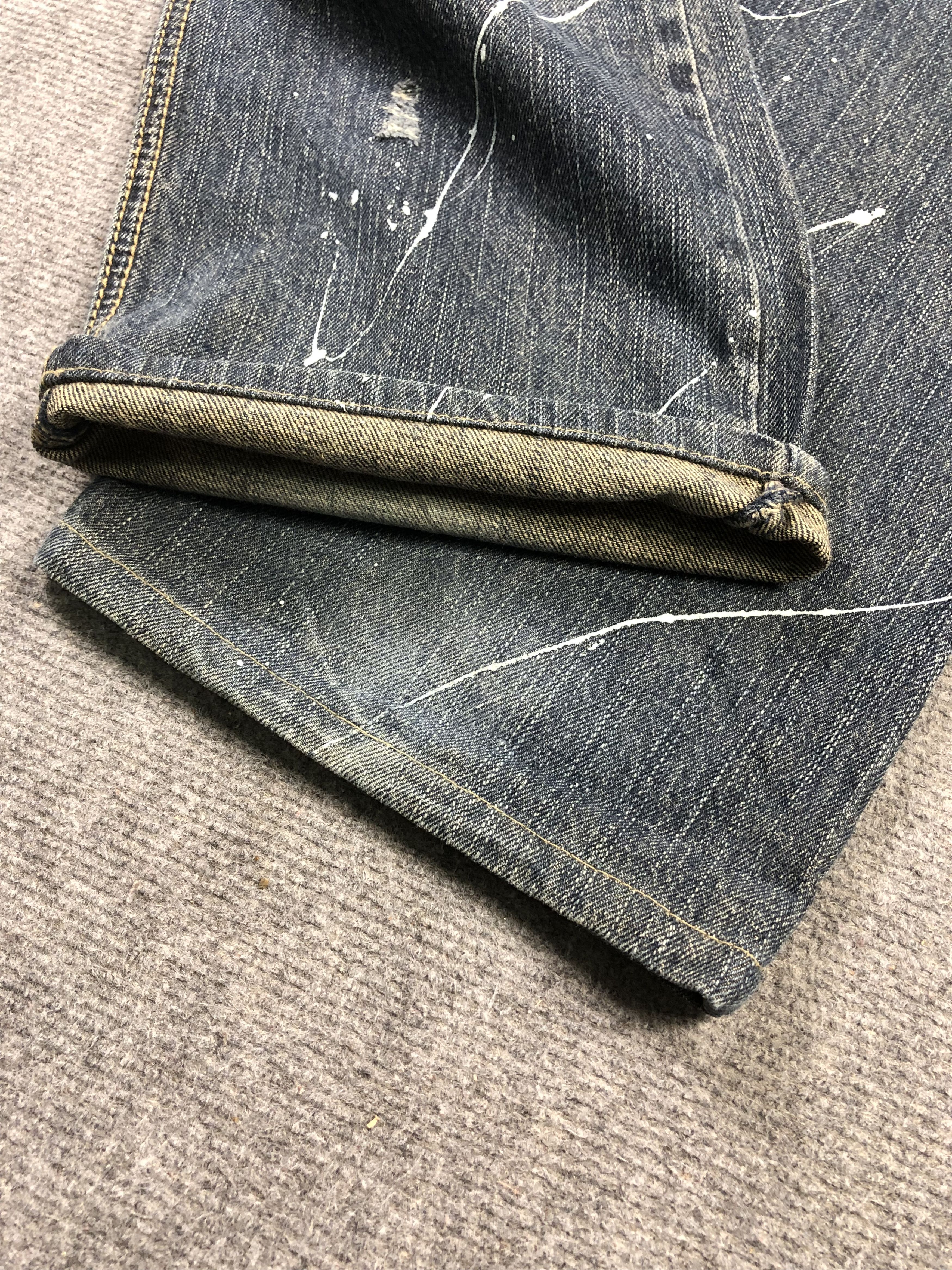 Japanese Brand Jour Eux Echecs Denim Jeans 35x29.5 Size US 35 - 14 Thumbnail