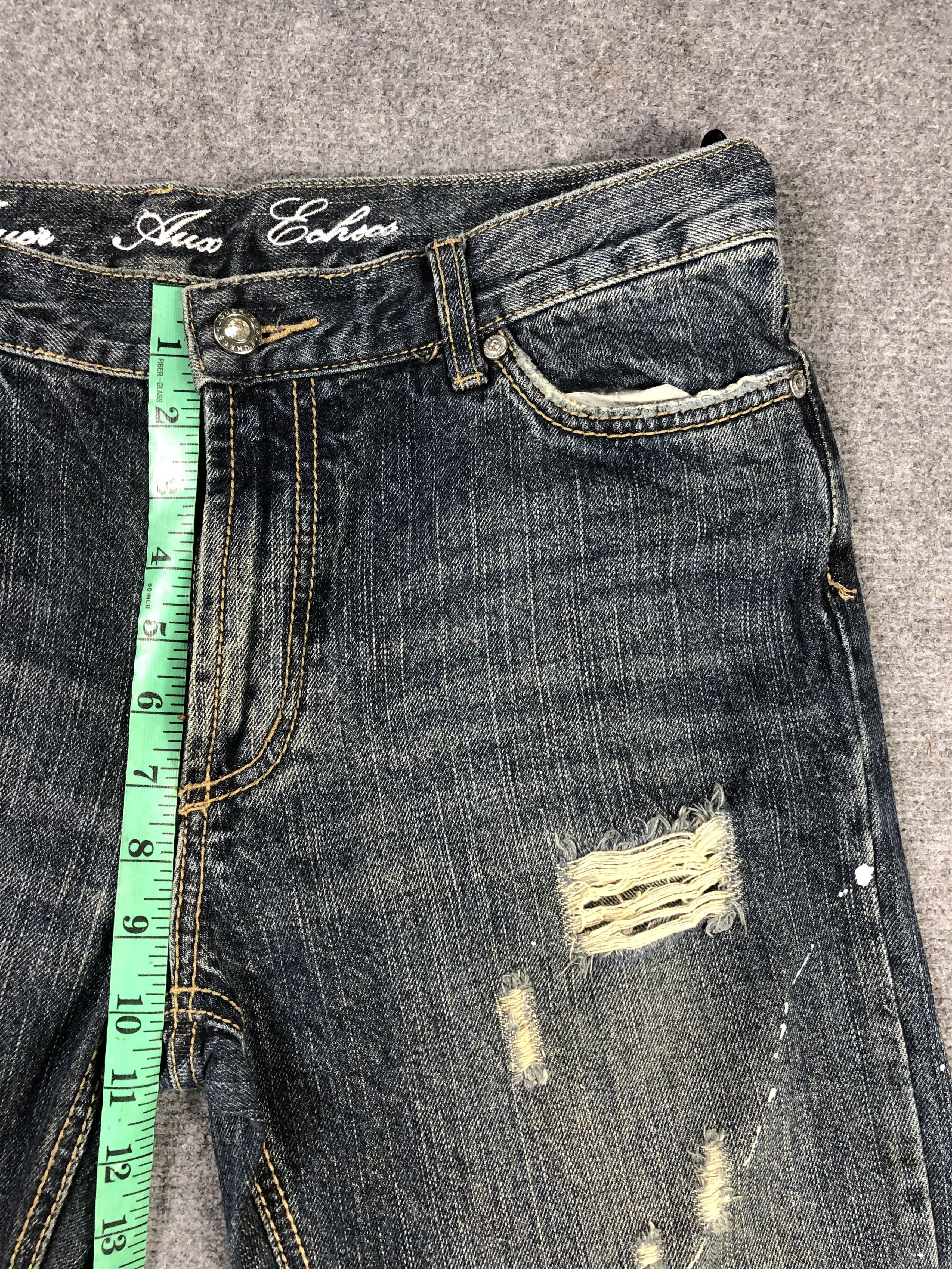 Japanese Brand Jour Eux Echecs Denim Jeans 35x29.5 Size US 35 - 7 Thumbnail