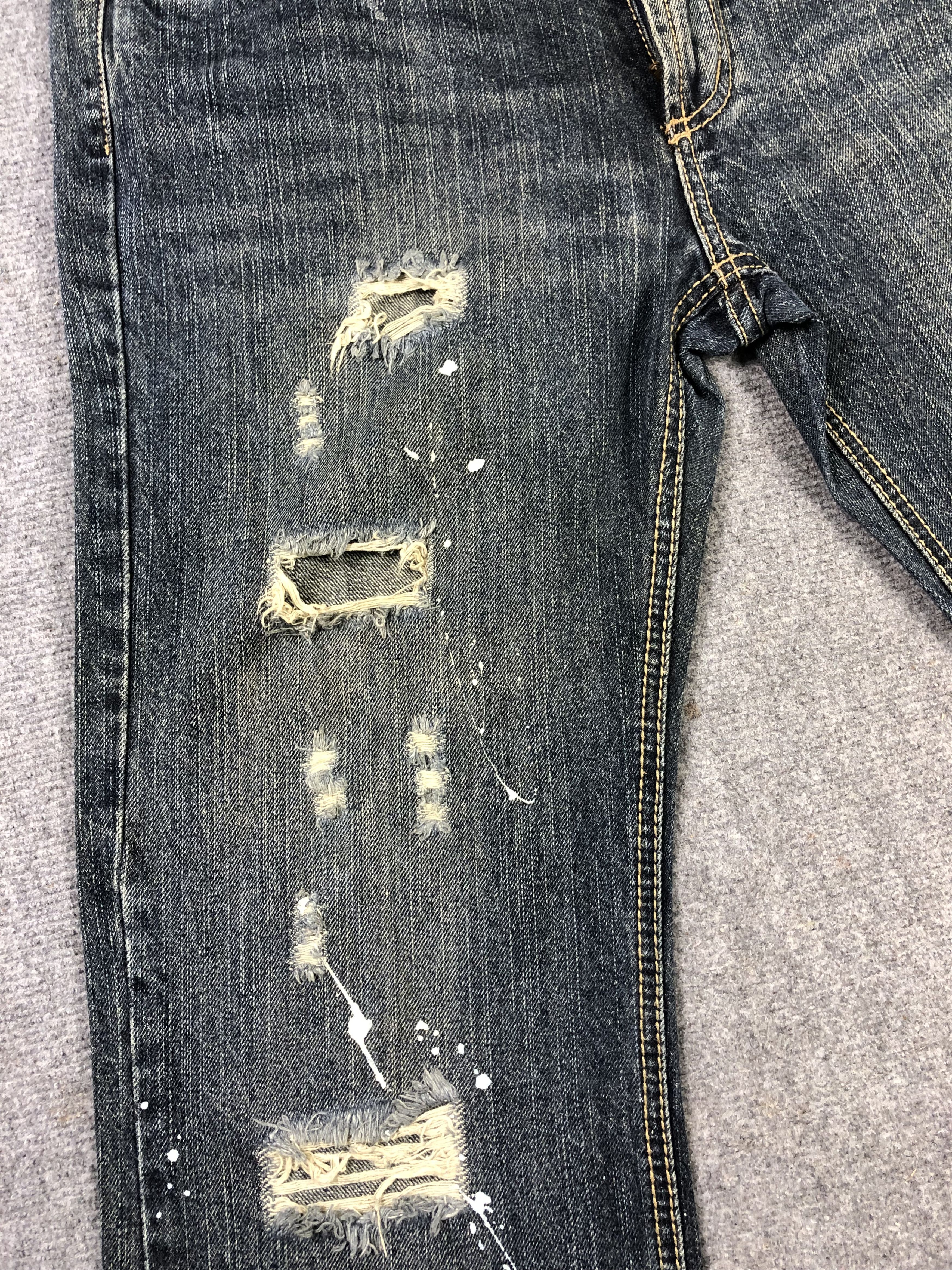 Japanese Brand Jour Eux Echecs Denim Jeans 35x29.5 Size US 35 - 8 Thumbnail