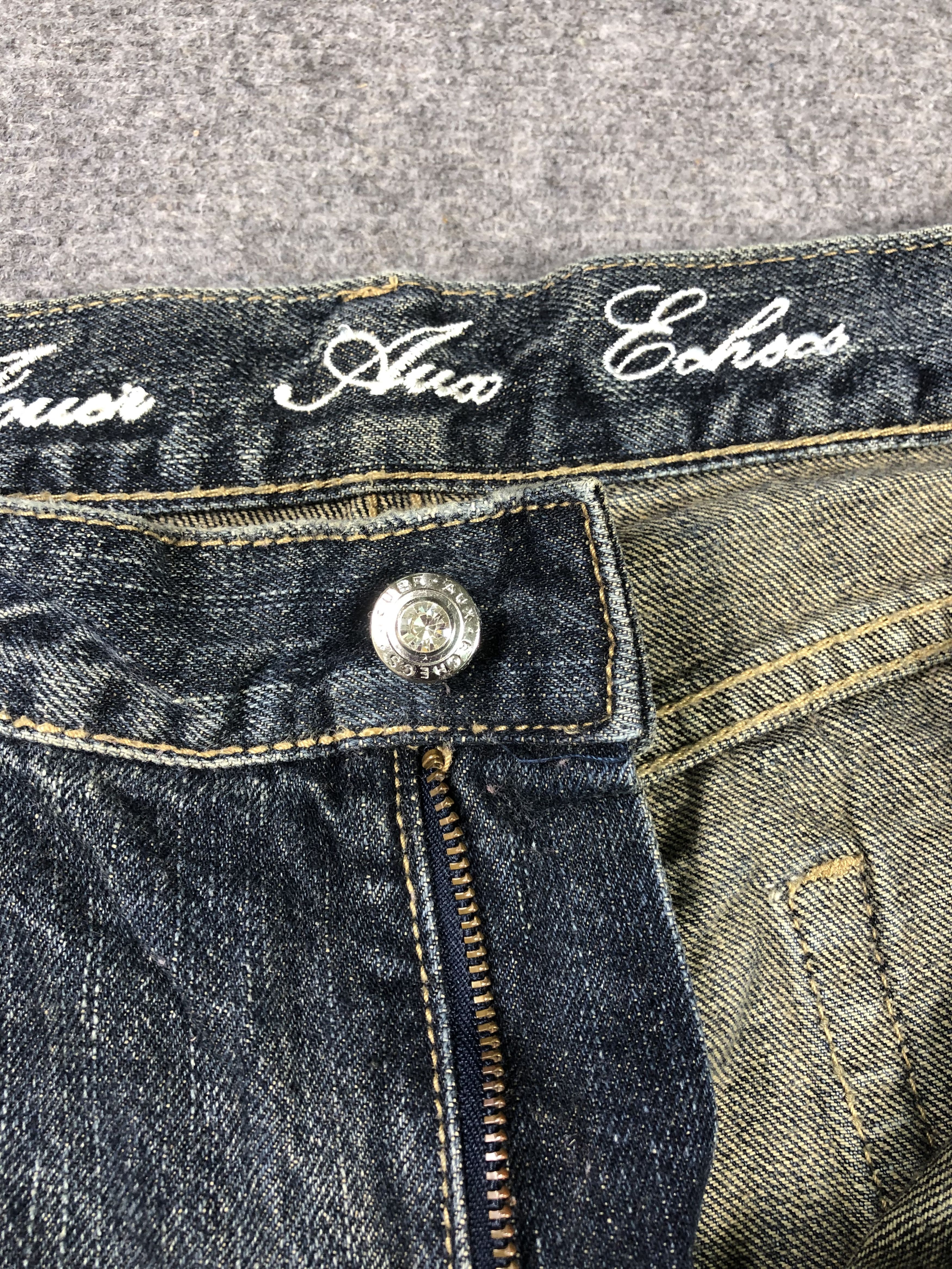 Japanese Brand Jour Eux Echecs Denim Jeans 35x29.5 Size US 35 - 3 Thumbnail