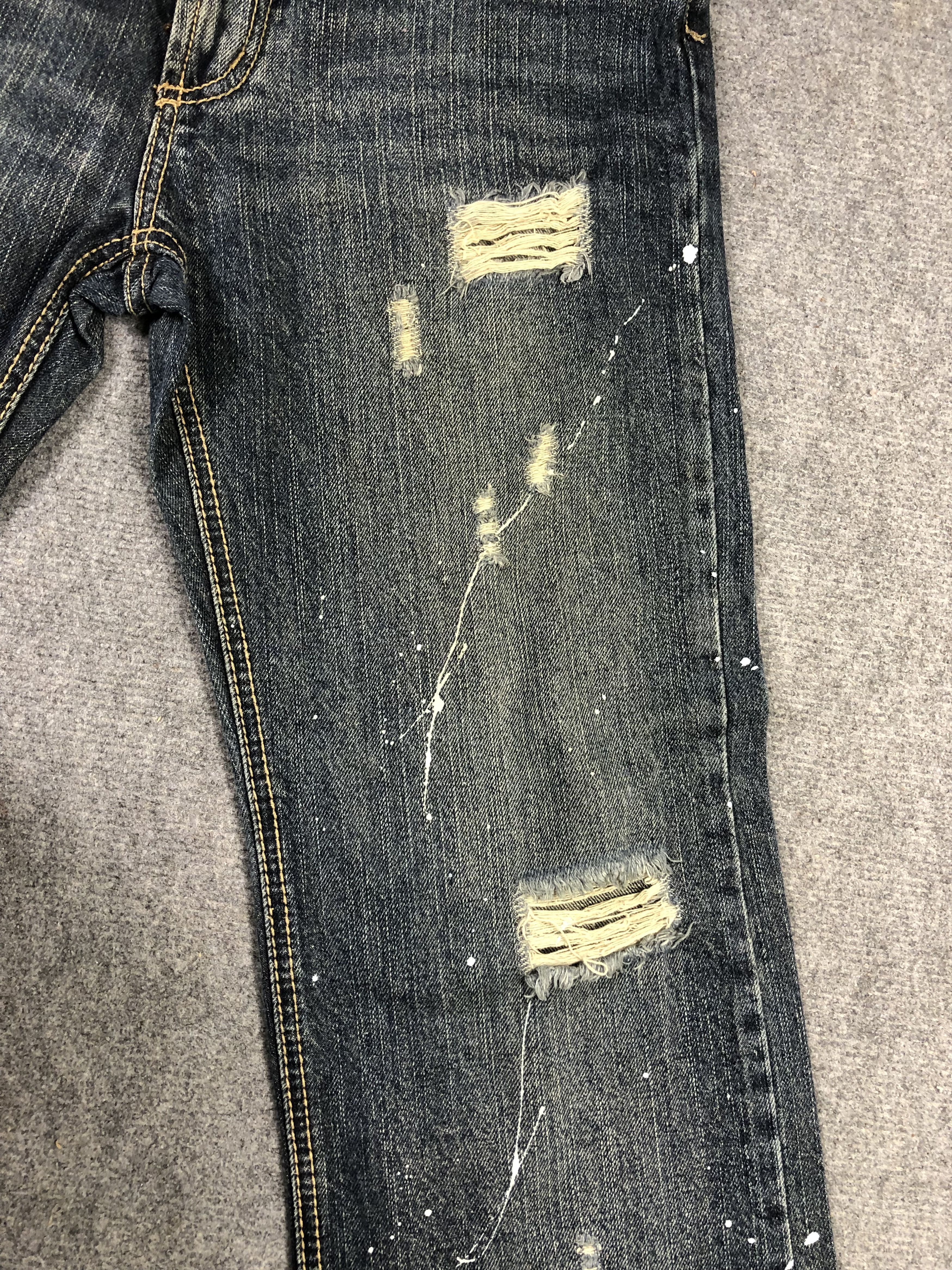 Japanese Brand Jour Eux Echecs Denim Jeans 35x29.5 Size US 35 - 9 Thumbnail