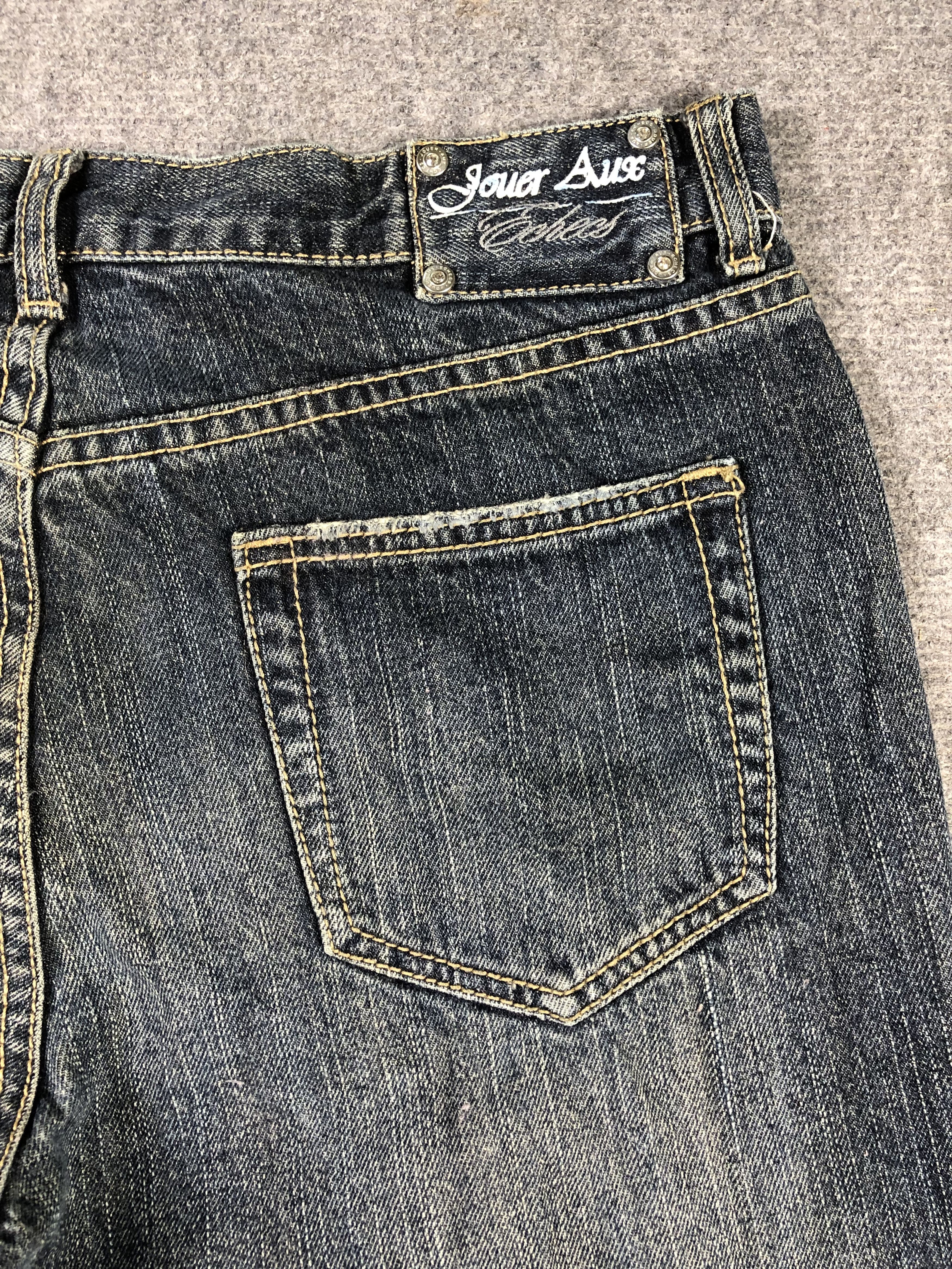Japanese Brand Jour Eux Echecs Denim Jeans 35x29.5 Size US 35 - 11 Thumbnail