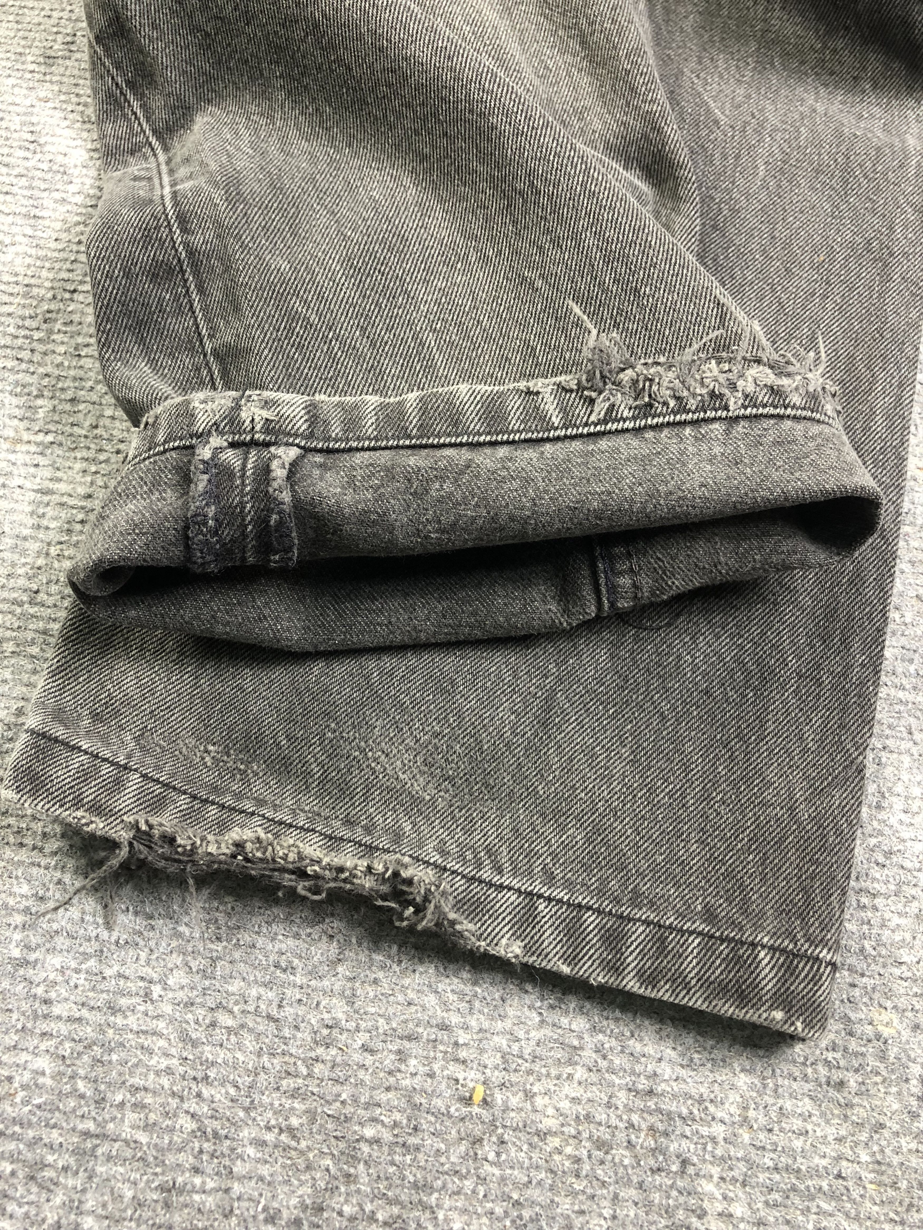 Levi's Vintage Levis 501 Faded Black Denim Jeans 32x29 Size US 32 / EU 48 - 13 Thumbnail