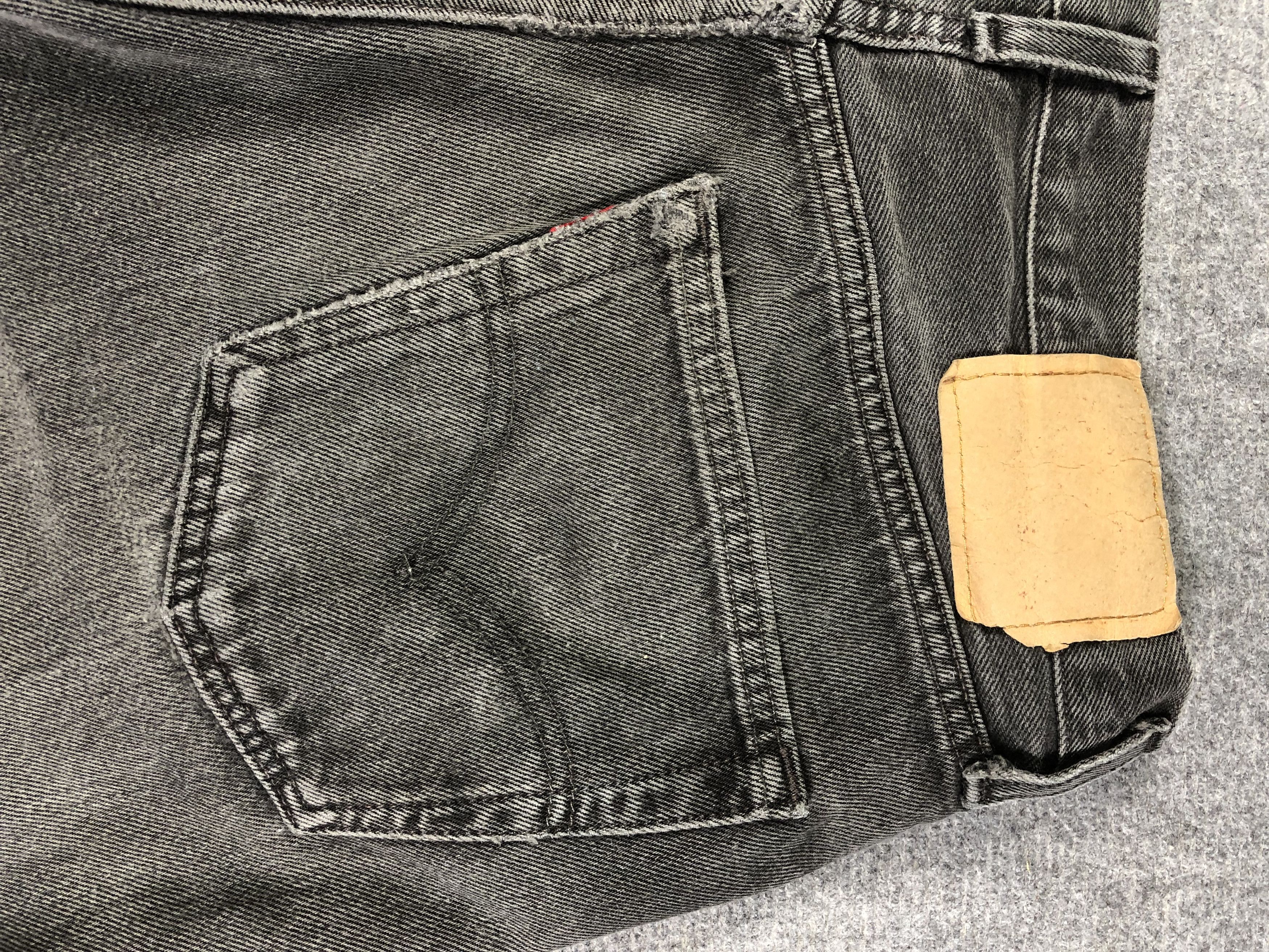 Levi's Vintage Levis 501 Faded Black Denim Jeans 32x29 Size US 32 / EU 48 - 10 Thumbnail