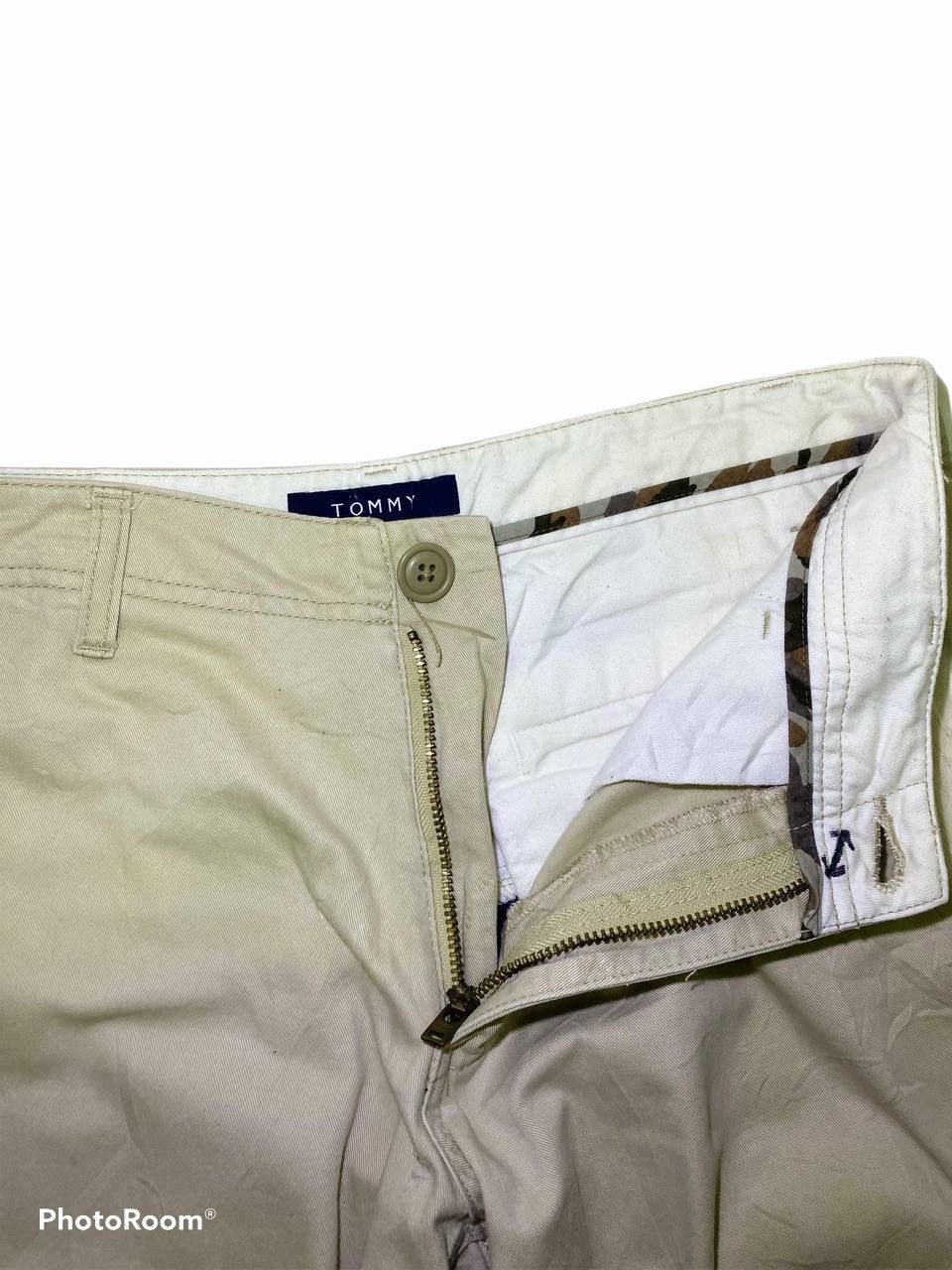 Tommy Hilfiger Vintage 90s tommy hilfiger big logo back cotton pant Size US 32 / EU 48 - 8 Thumbnail