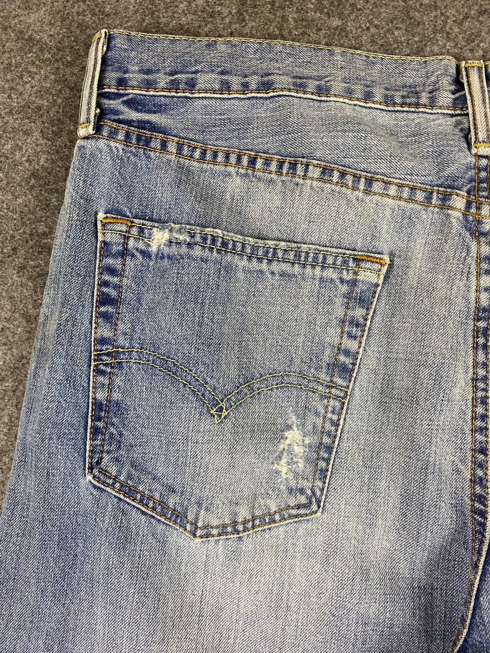 Levi's levis 522 slim cut distressed denim Size US 37 - 5 Thumbnail