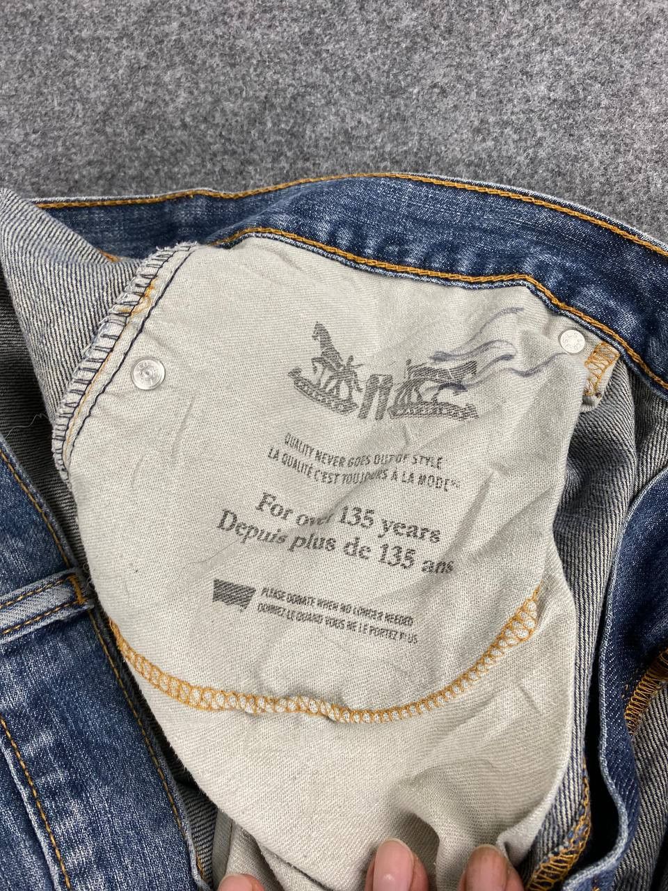 Levi's levis 559 relaxed straight fit distressed denim Size US 40 / EU 56 - 14 Thumbnail