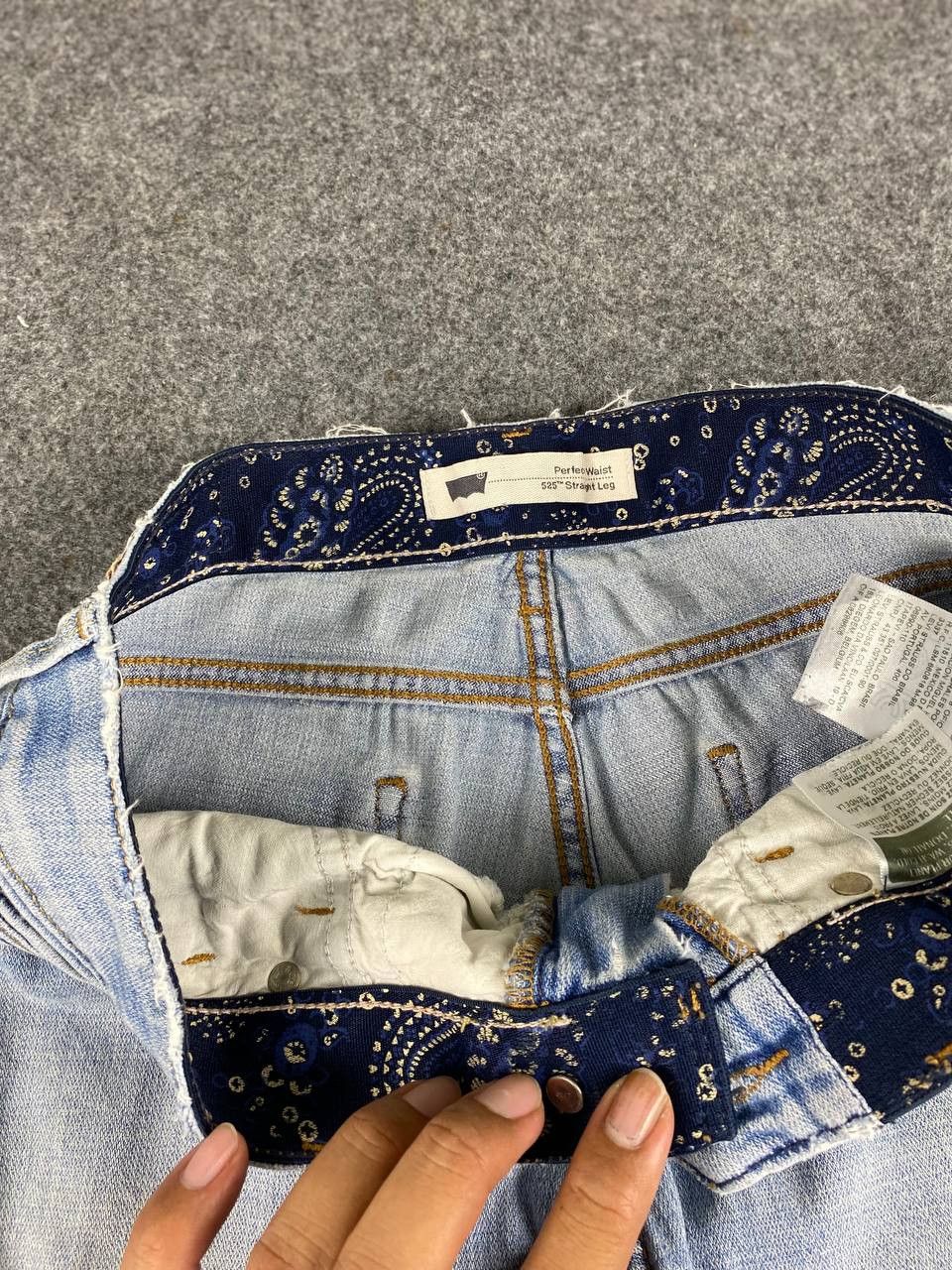 Levi's levis 525 straight leg distressed denim Size 30" / US 8 / IT 44 - 12 Thumbnail