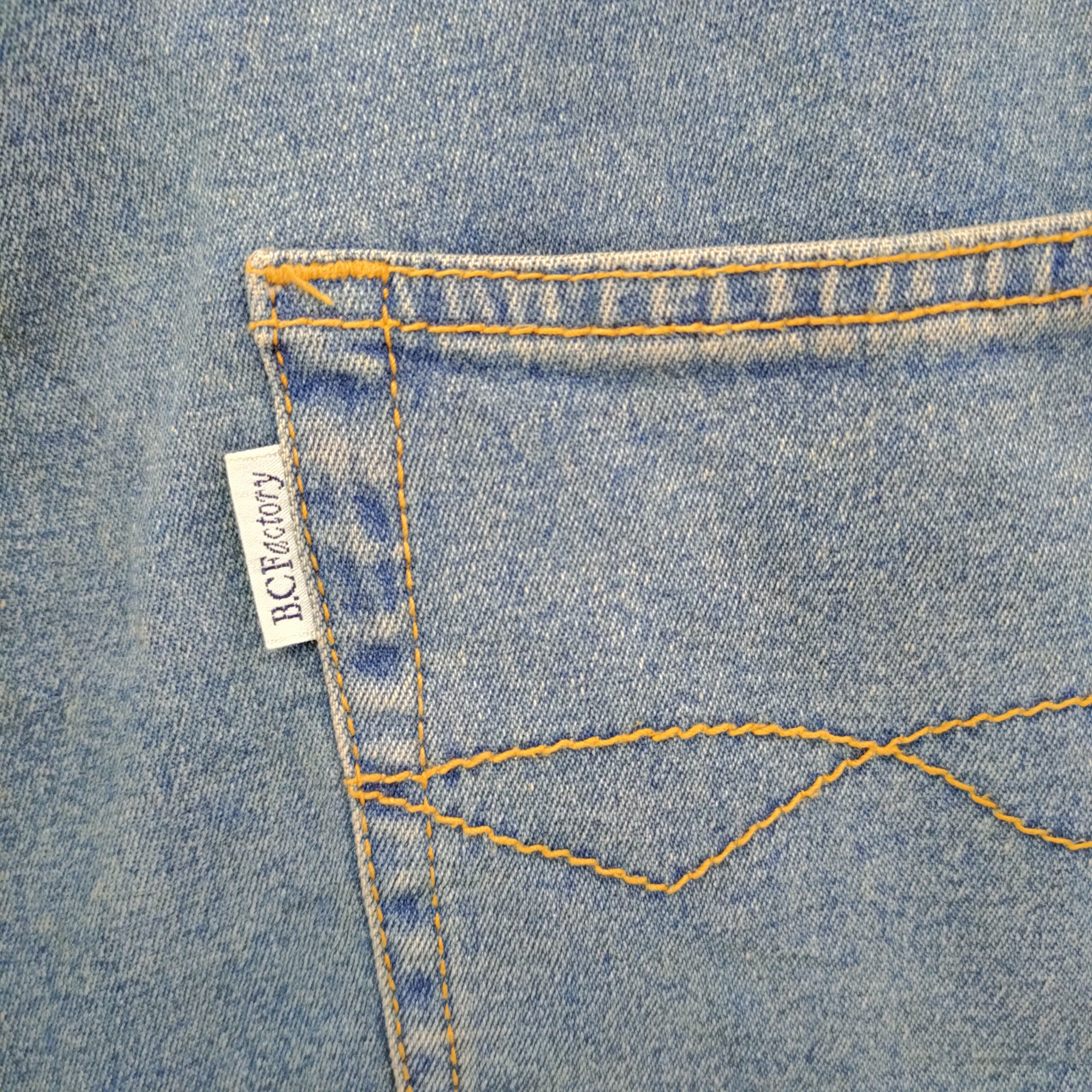Japanese Brand × StraightFaded B.C FACTORY DISTRESSED JEANS CARGO PANTS Size US 31 - 9 Thumbnail
