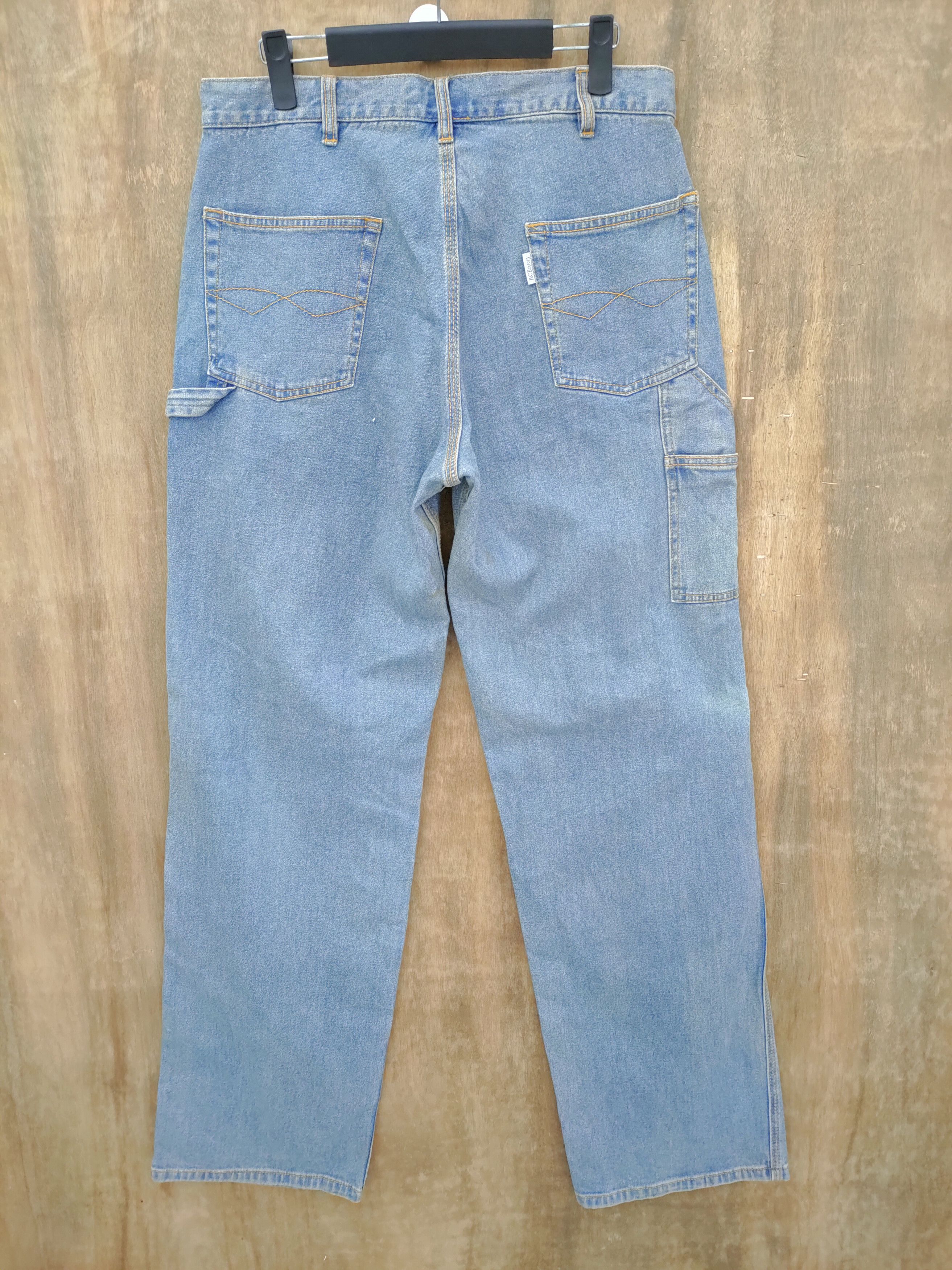 Japanese Brand × StraightFaded B.C FACTORY DISTRESSED JEANS CARGO PANTS Size US 31 - 6 Thumbnail
