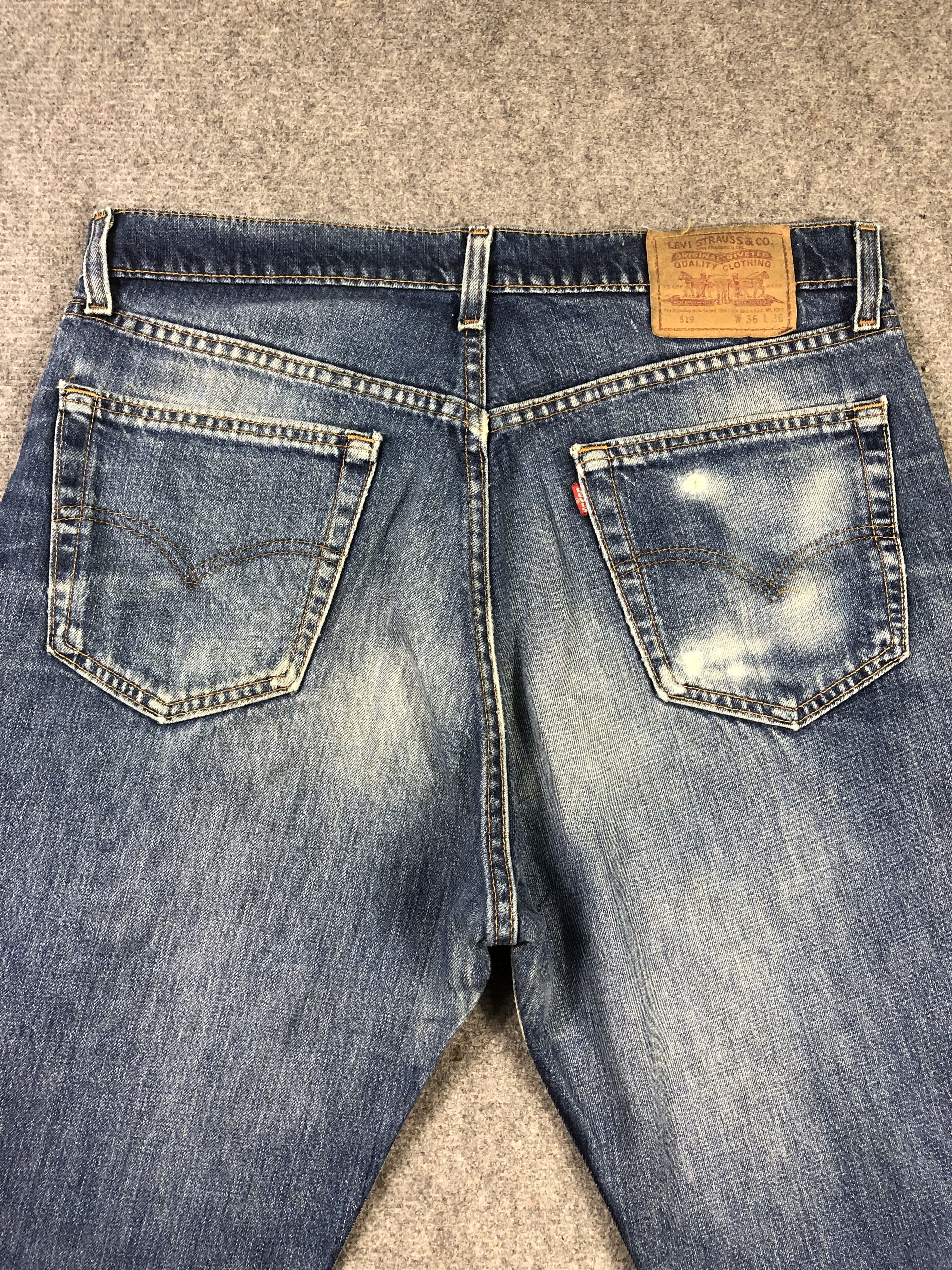 Levi's Blue Faded Levis 519 35x30.5 Size US 35 - 10 Thumbnail