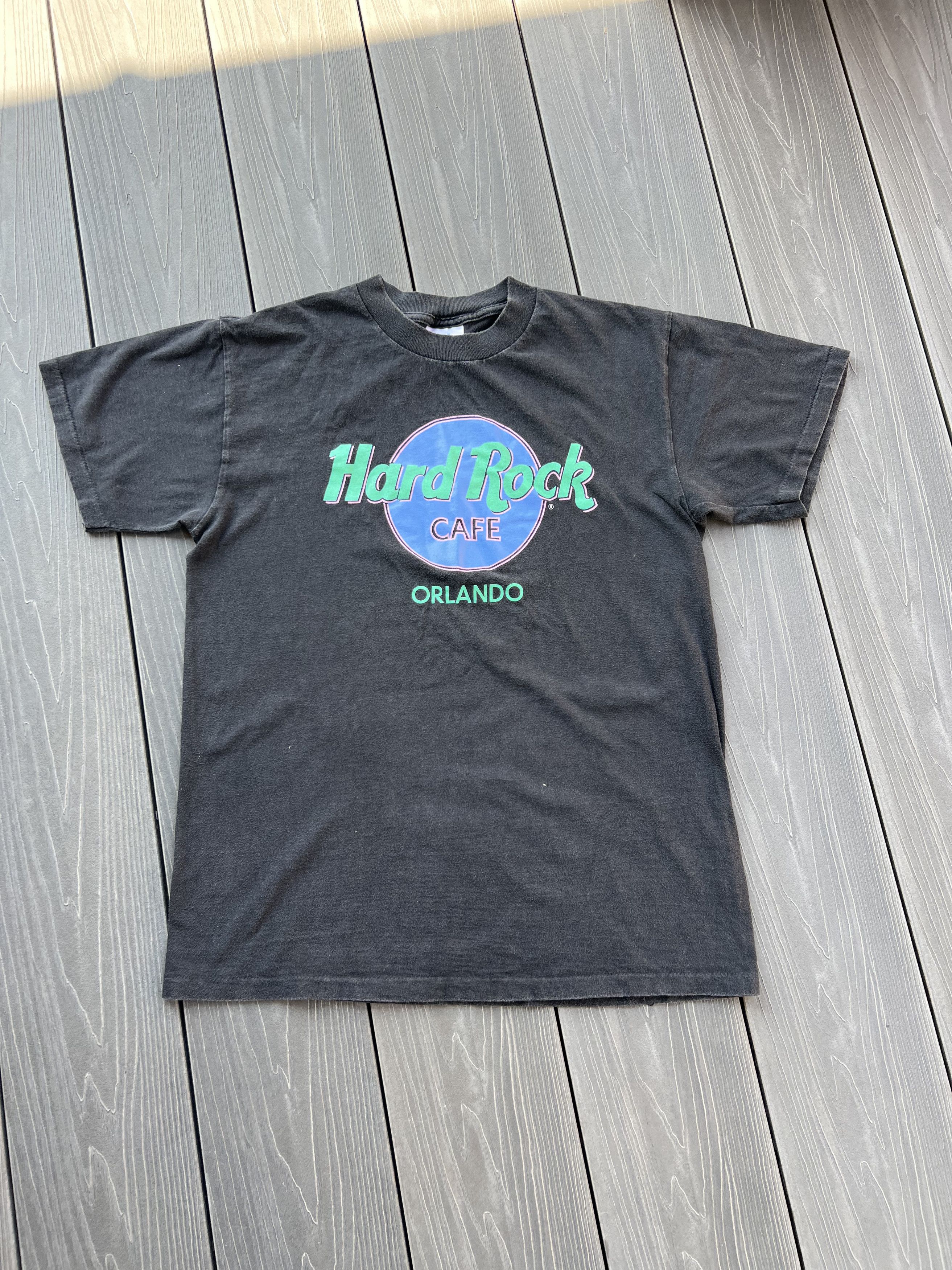 Hard Rock Cafe × Vintage Hard Rock Cafe Orlando USA Vintage T-shirt Black Faded Size US M / EU 48-50 / 2 - 1 Thumbnail