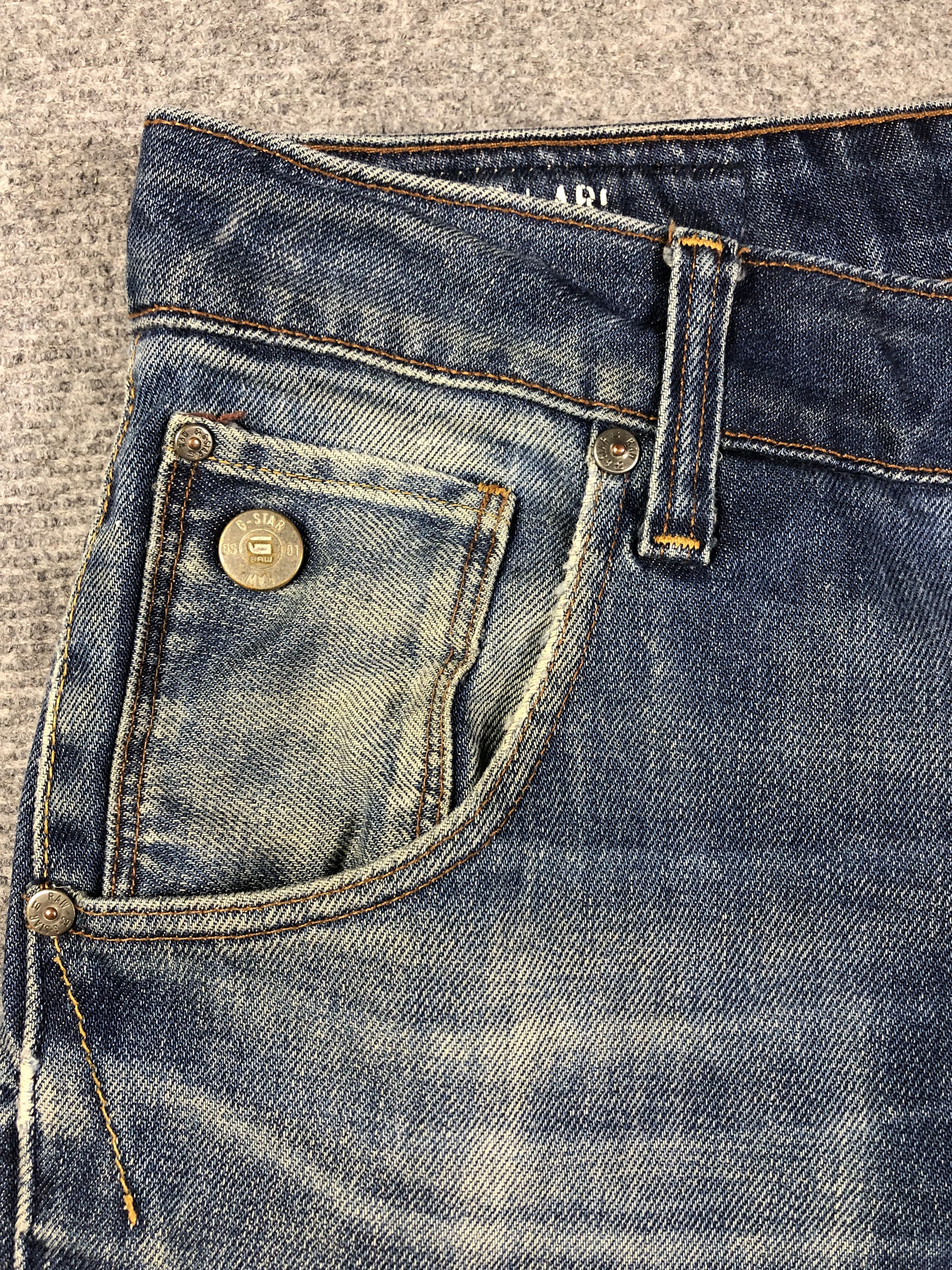 G-Star G Star Raw Denim 30x29.5 Size US 30 / EU 46 - 3 Thumbnail