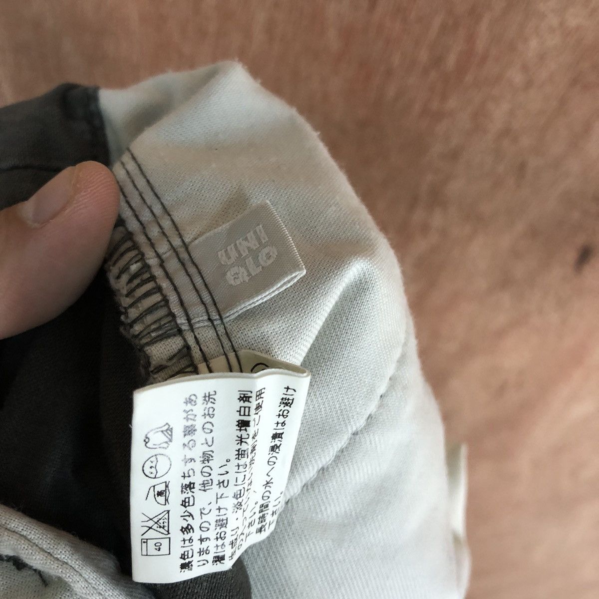 Japanese Brand DLL Uniqlo Grey Multipocket Tactical Cargo Pants #c897 Size US 35 - 12 Thumbnail