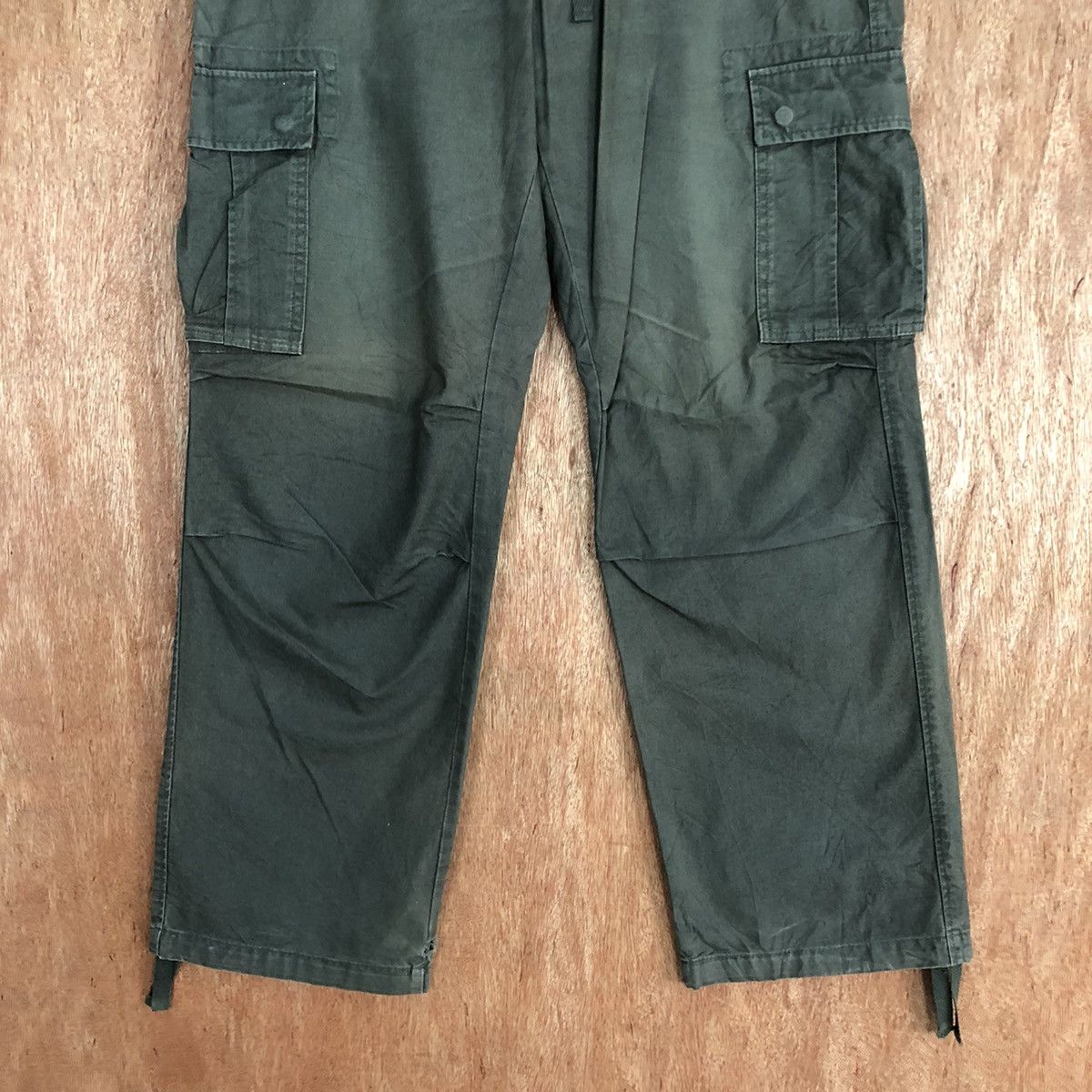 Japanese Brand DLL Uniqlo Grey Multipocket Tactical Cargo Pants #c897 Size US 35 - 3 Thumbnail