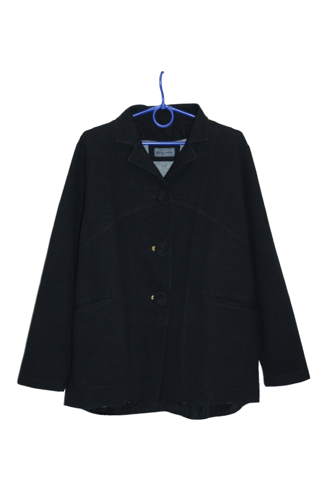 Hiroko Koshino Homme Working Overtime By TADASHI Knitted Textured Baggy Jacket Size L / US 10 / IT 46 - 1 Thumbnail