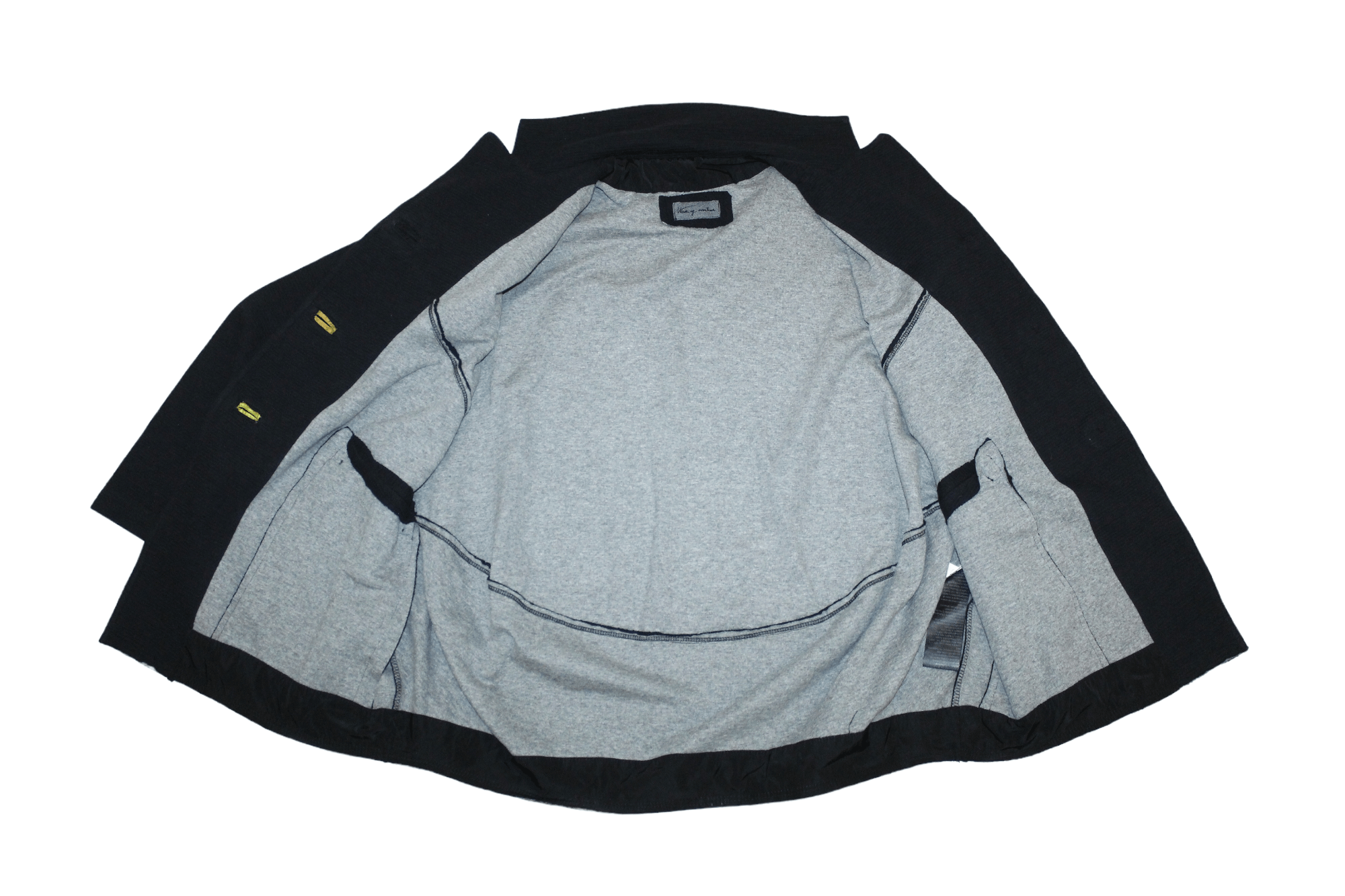 Hiroko Koshino Homme Working Overtime By TADASHI Knitted Textured Baggy Jacket Size L / US 10 / IT 46 - 7 Thumbnail