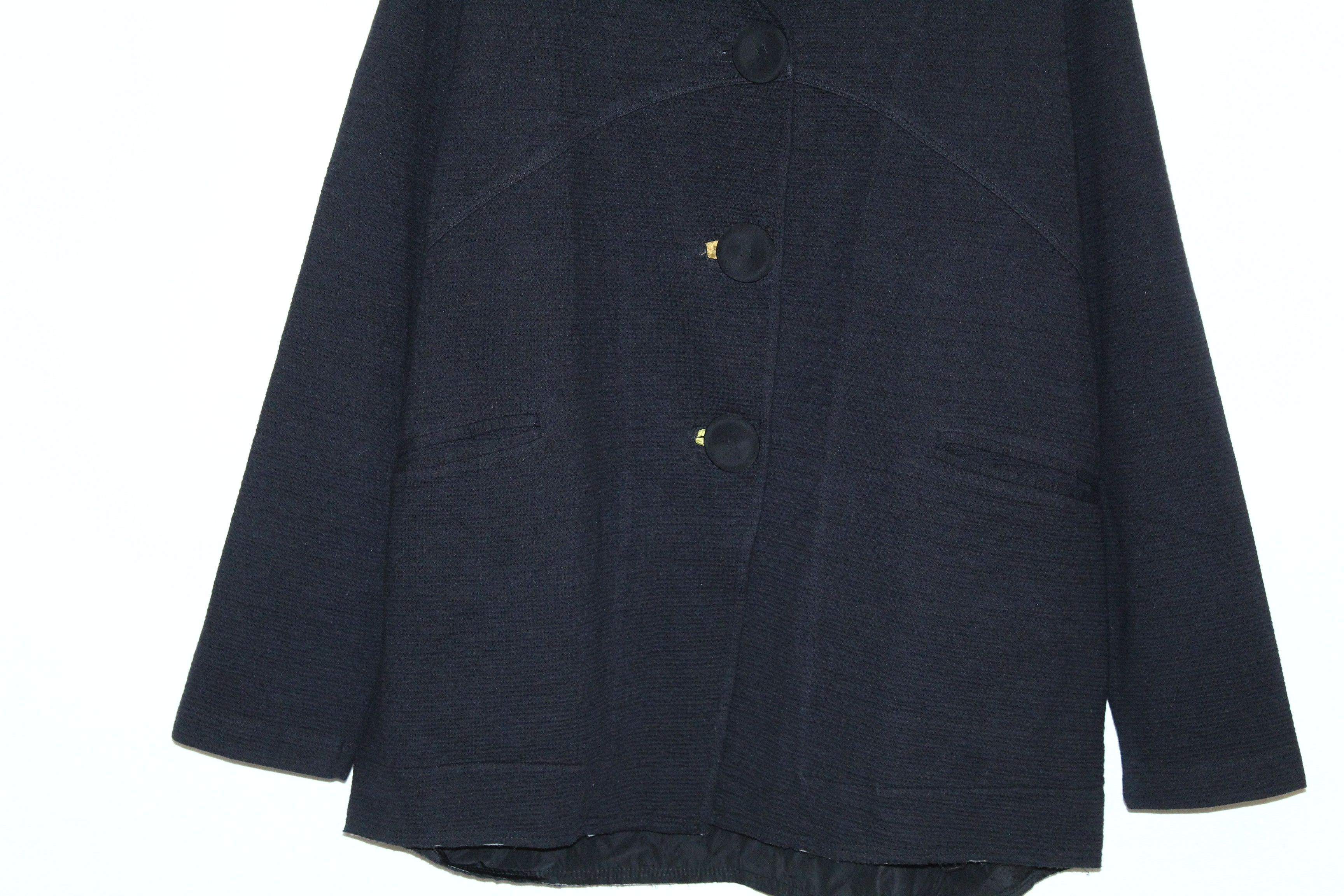 Hiroko Koshino Homme Working Overtime By TADASHI Knitted Textured Baggy Jacket Size L / US 10 / IT 46 - 11 Thumbnail