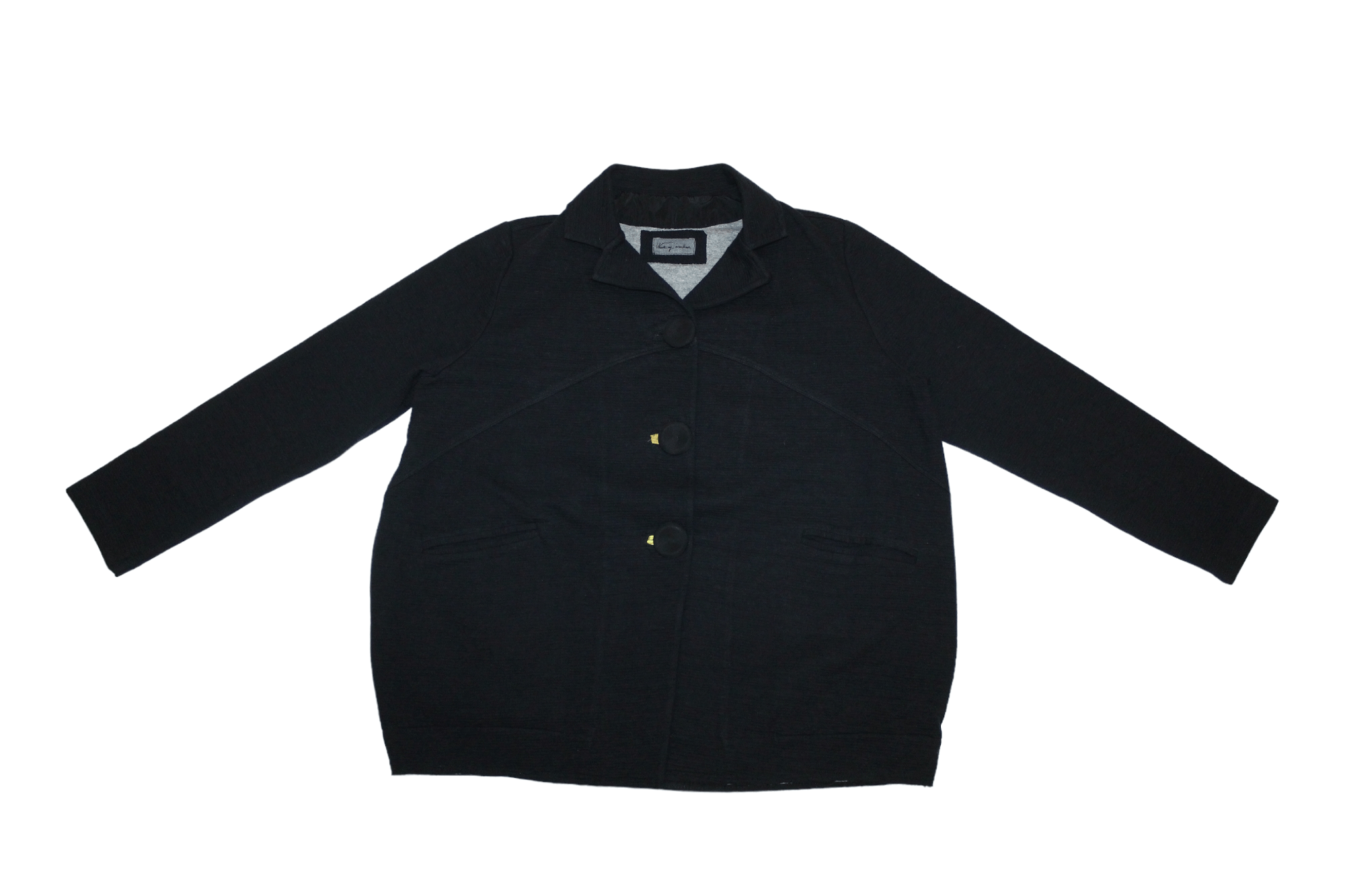 Hiroko Koshino Homme Working Overtime By TADASHI Knitted Textured Baggy Jacket Size L / US 10 / IT 46 - 6 Thumbnail
