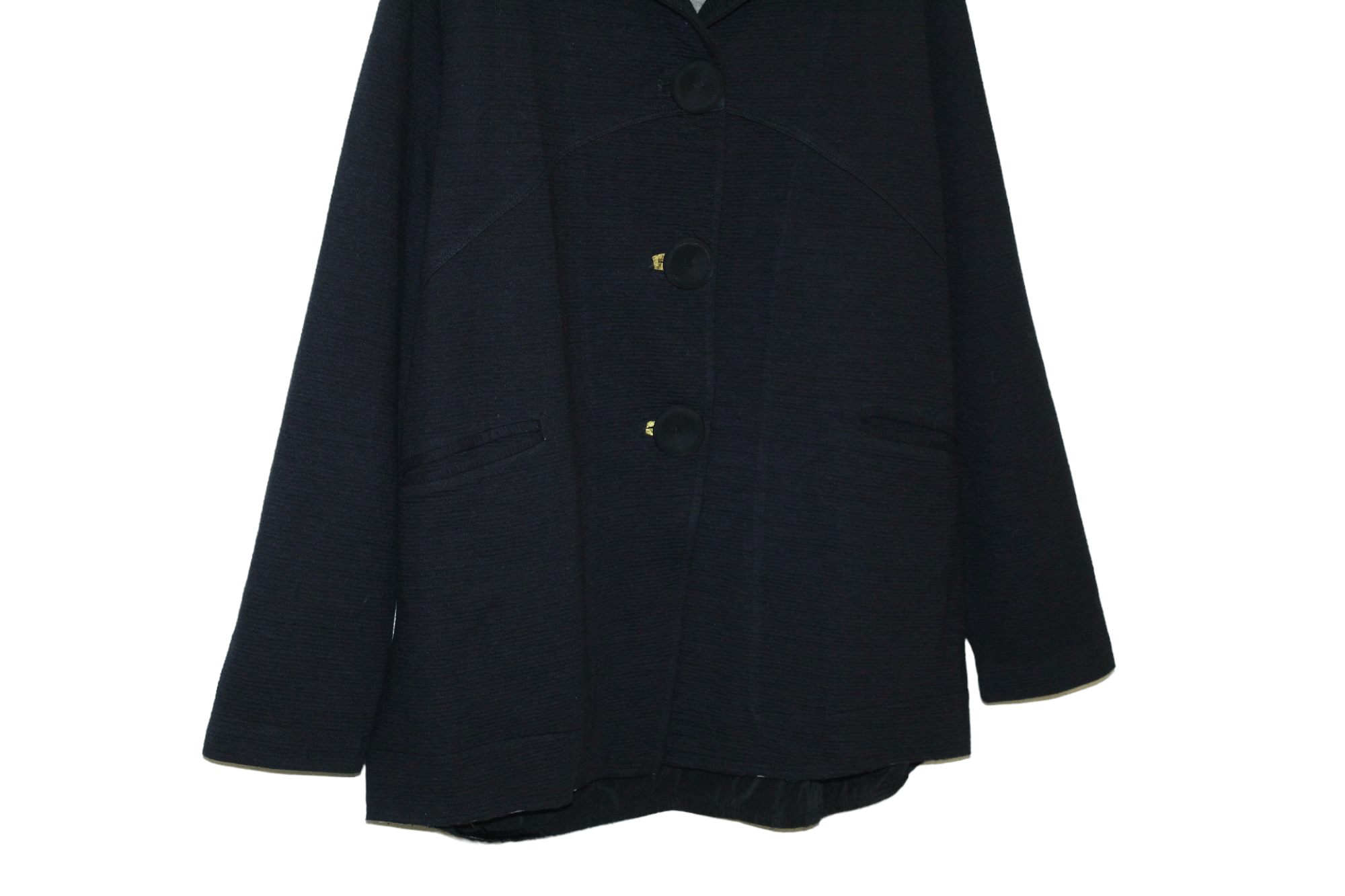 Hiroko Koshino Homme Working Overtime By TADASHI Knitted Textured Baggy Jacket Size L / US 10 / IT 46 - 18 Thumbnail