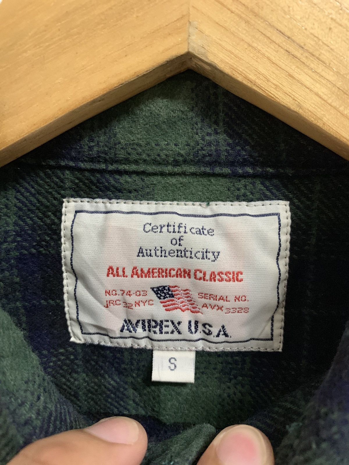 Avirex Avirex Double Pocket Checked Plaid Ls Shirts Size US S / EU 44-46 / 1 - 5 Thumbnail