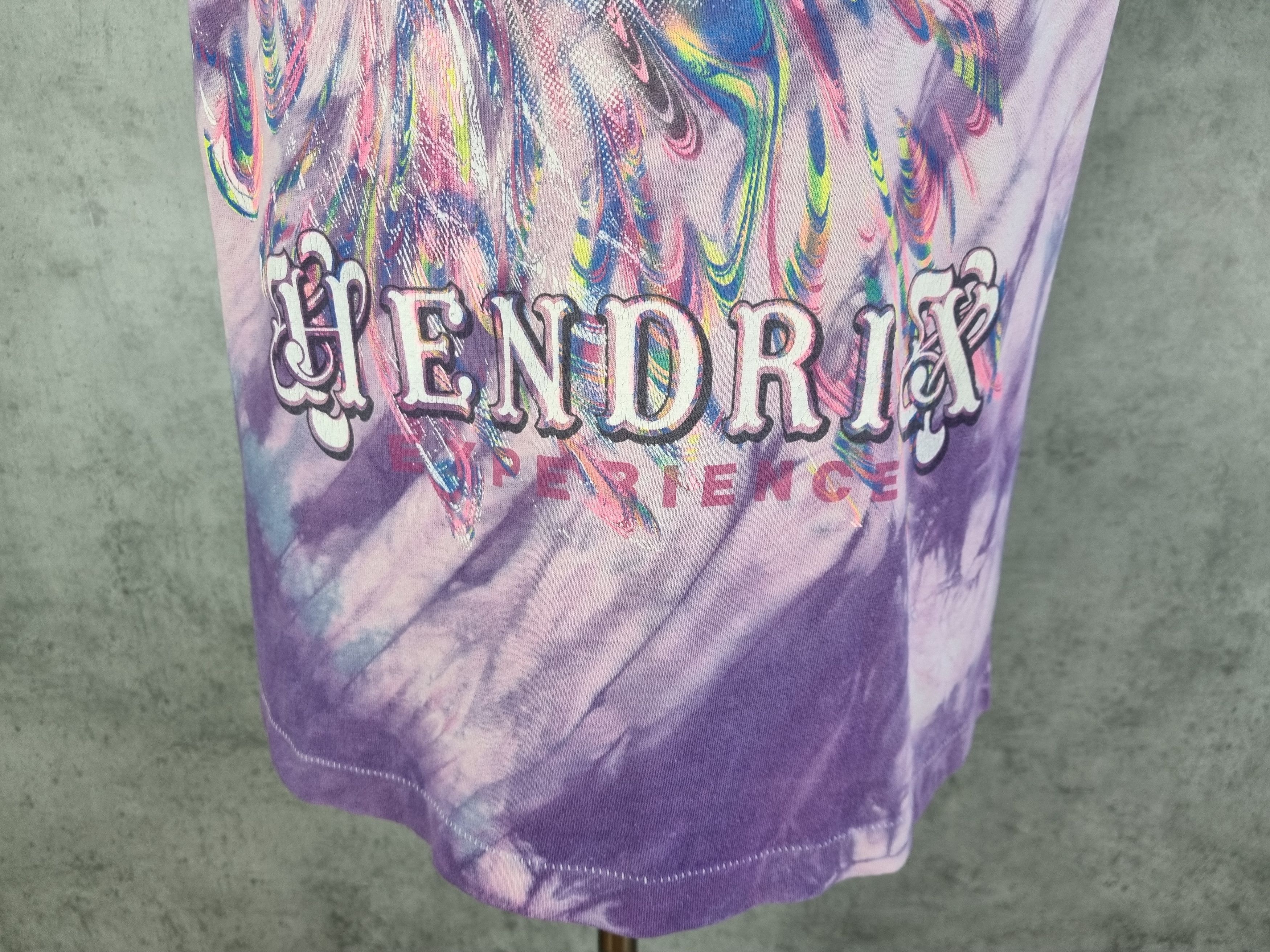 Band Tees × Jimi Hendrix 90s Single Stitch Jimi Hendrix Psychedelic tie dye tee Size US M / EU 48-50 / 2 - 7 Thumbnail