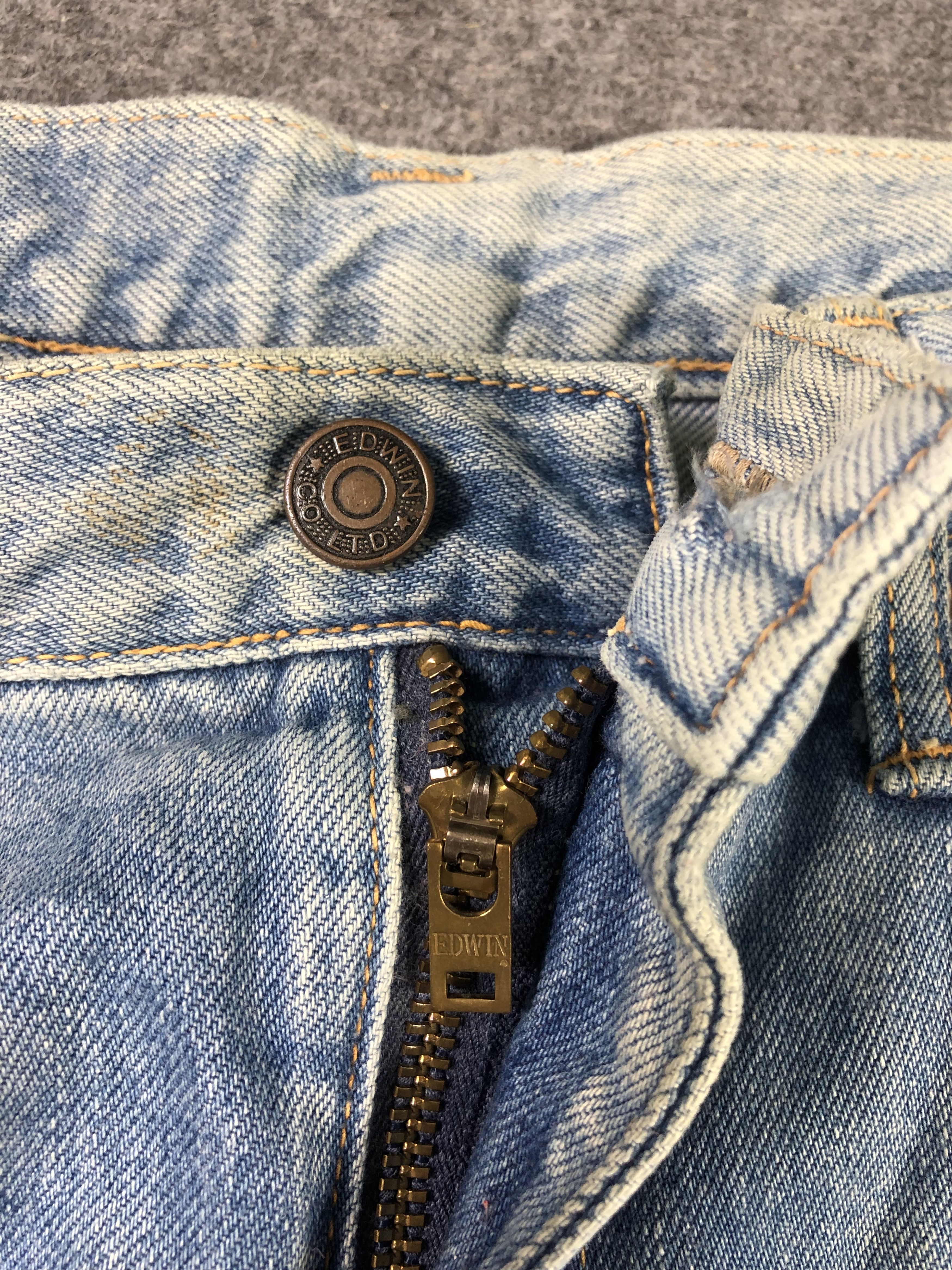Edwin Vintage Edwin Ripped Jeans Size US 28 / EU 44 - 3 Thumbnail