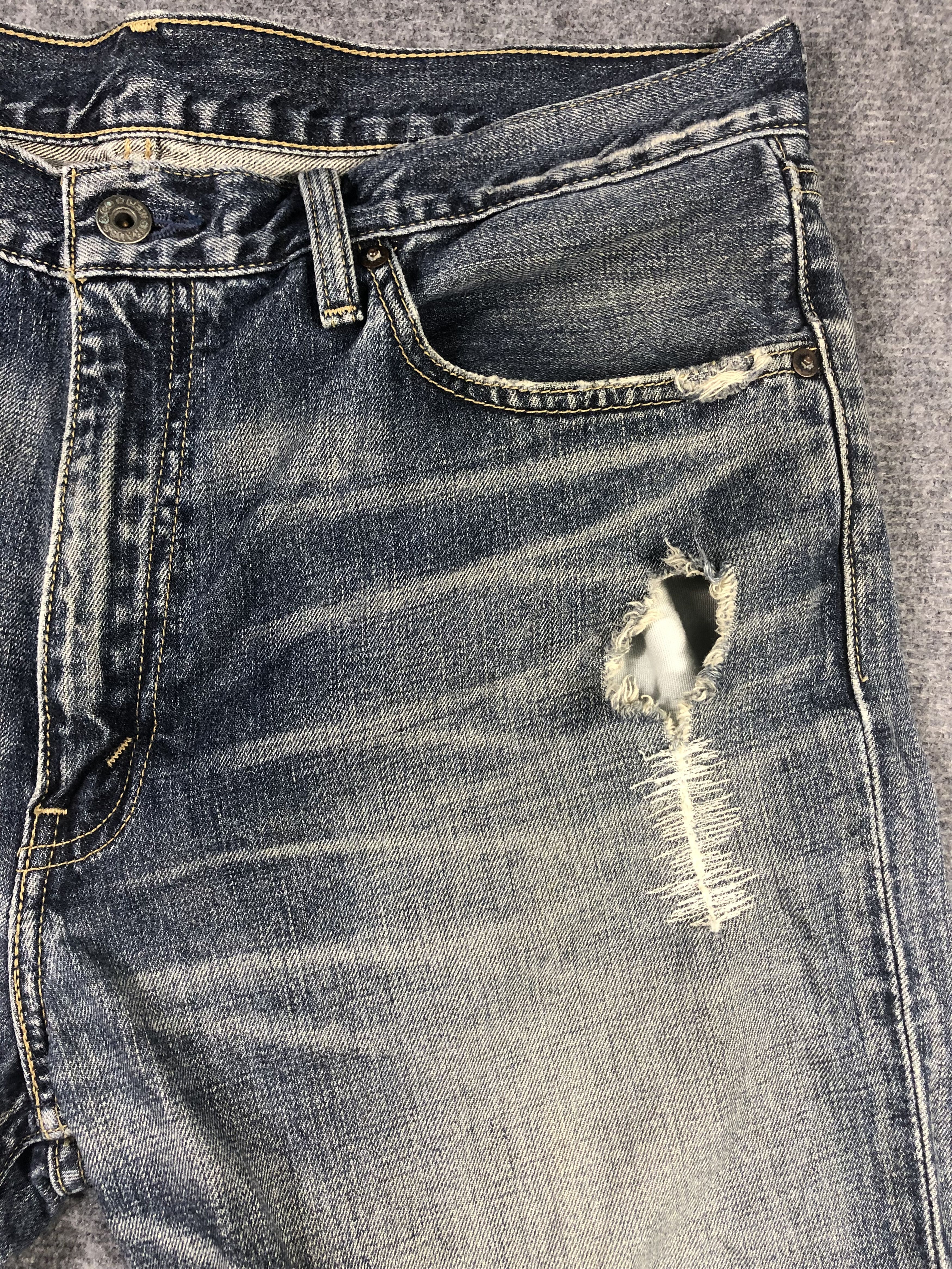 Levi's Wash Blue Levis 502 Denim Jeans 36x33.5 Size US 36 / EU 52 - 9 Thumbnail