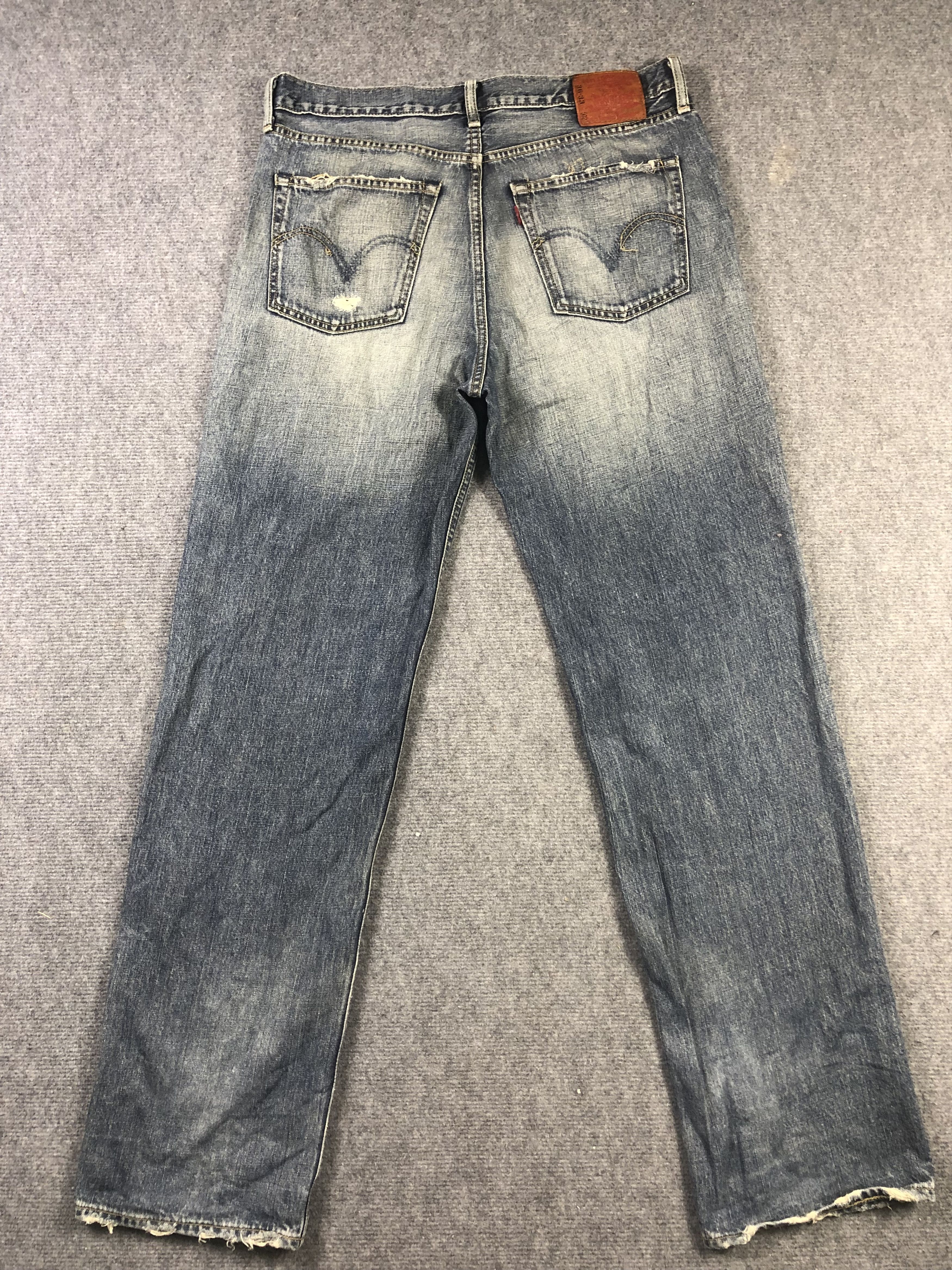 Levi's Wash Blue Levis 502 Denim Jeans 36x33.5 Size US 36 / EU 52 - 13 Thumbnail